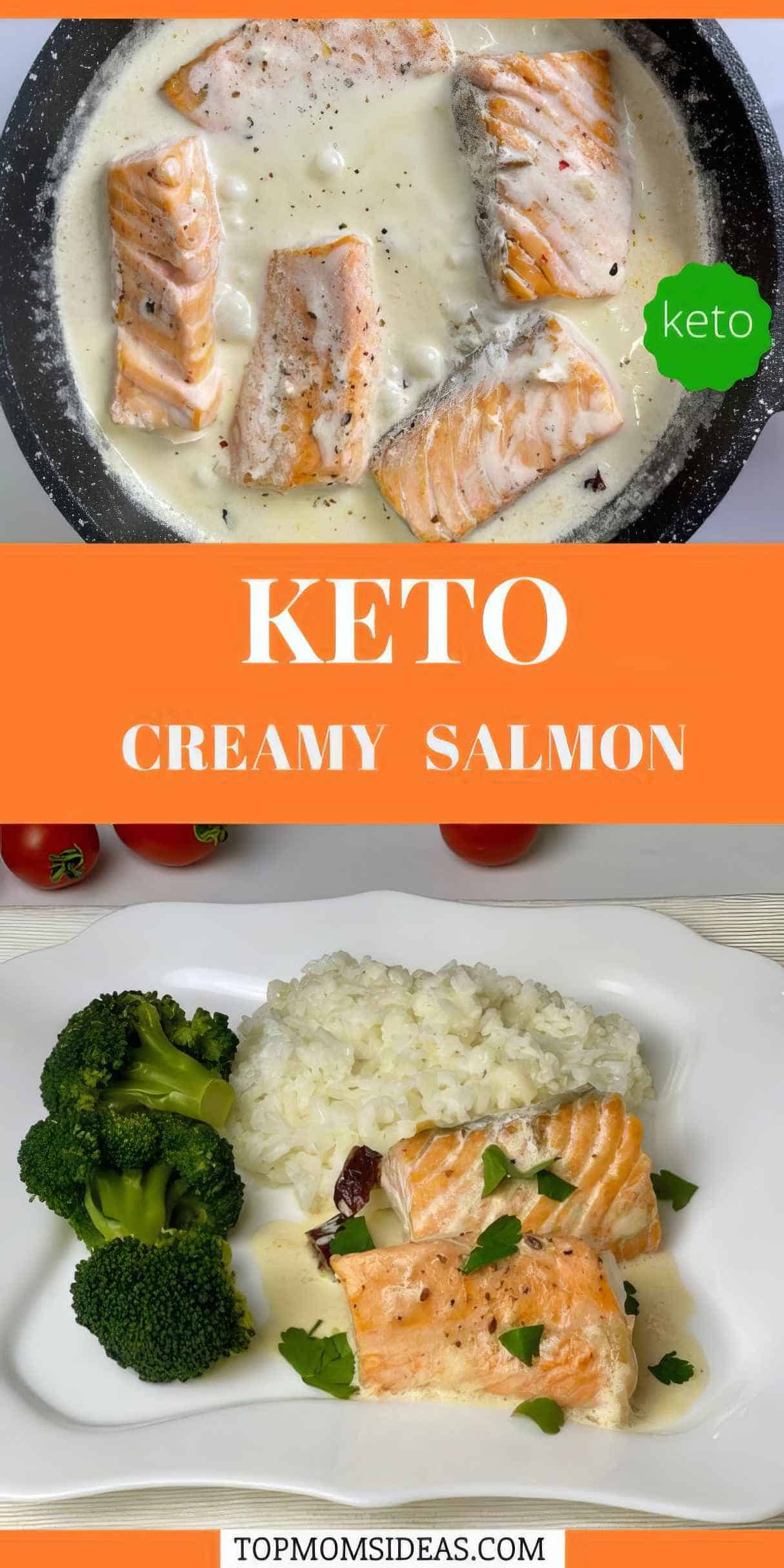 Keto Creamy Salmon