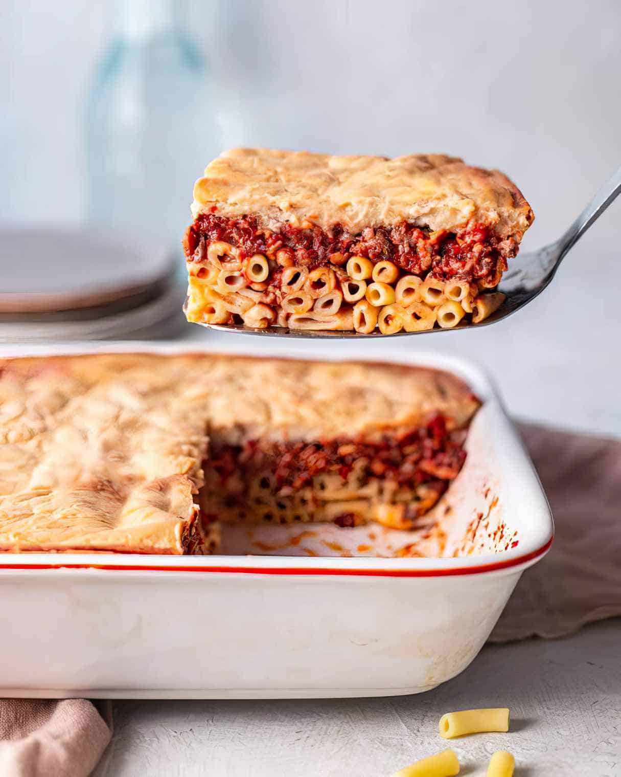 Vegan Pastitsio (Greek pasta bake)