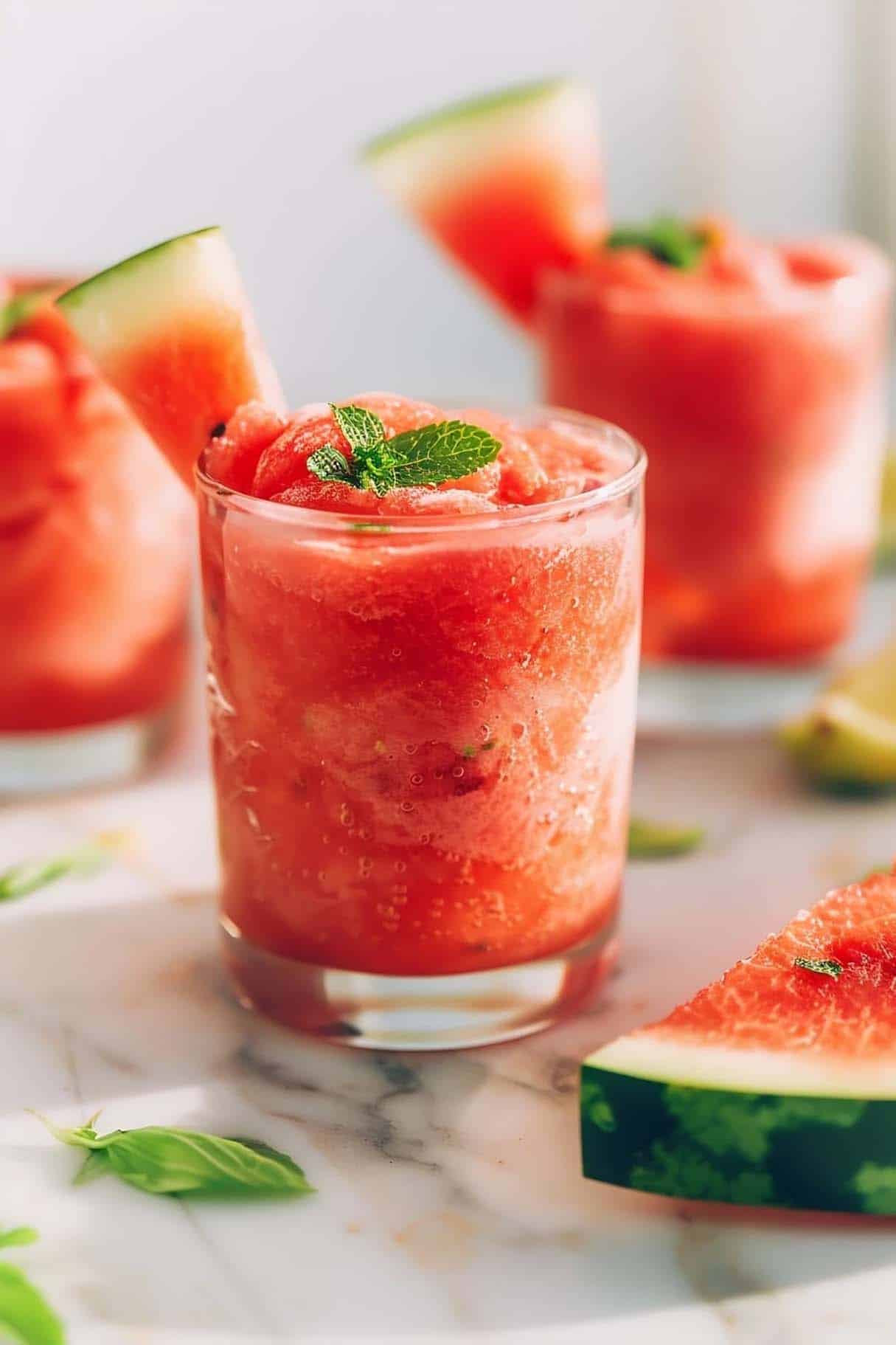 4-Ingredient Watermelon Slushie