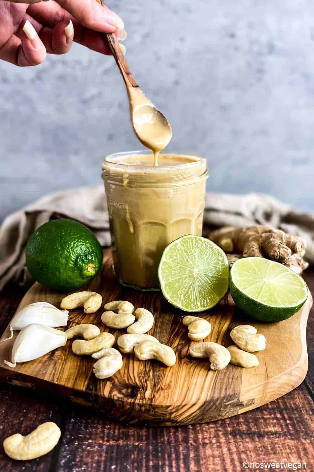 Asian Salad Dressing (Creamy & Oil-free)