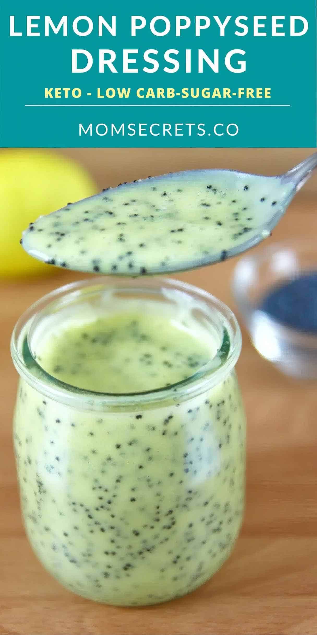 Keto Lemon Poppy Seed Dressing
