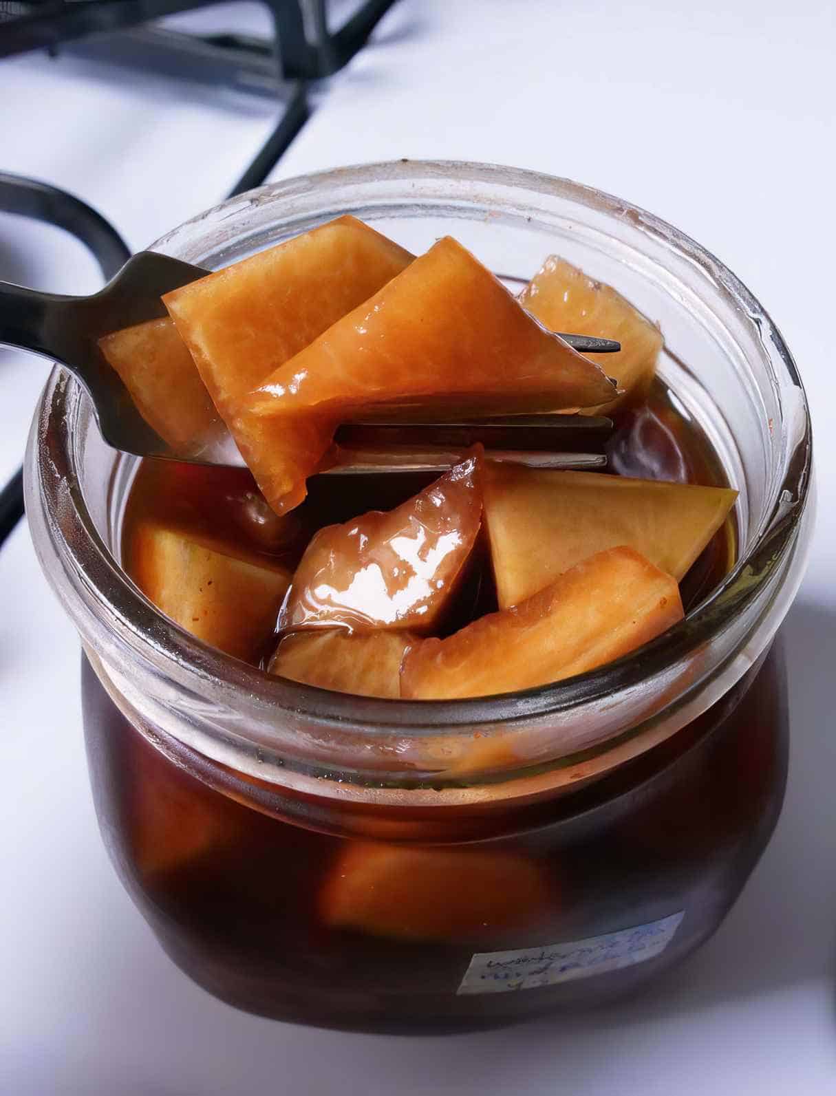 Pickled Watermelon Rind