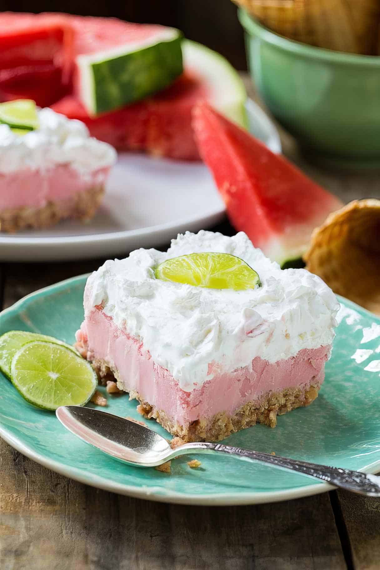 Salted Watermelon Sorbet Bars