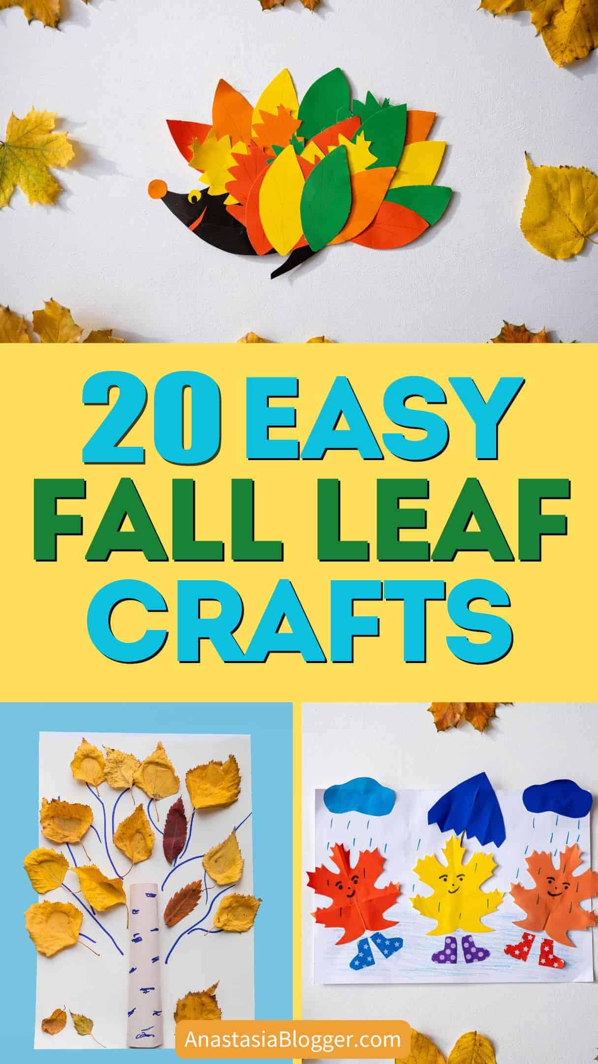 20 Easy And Creative Fall Leaf Crafts