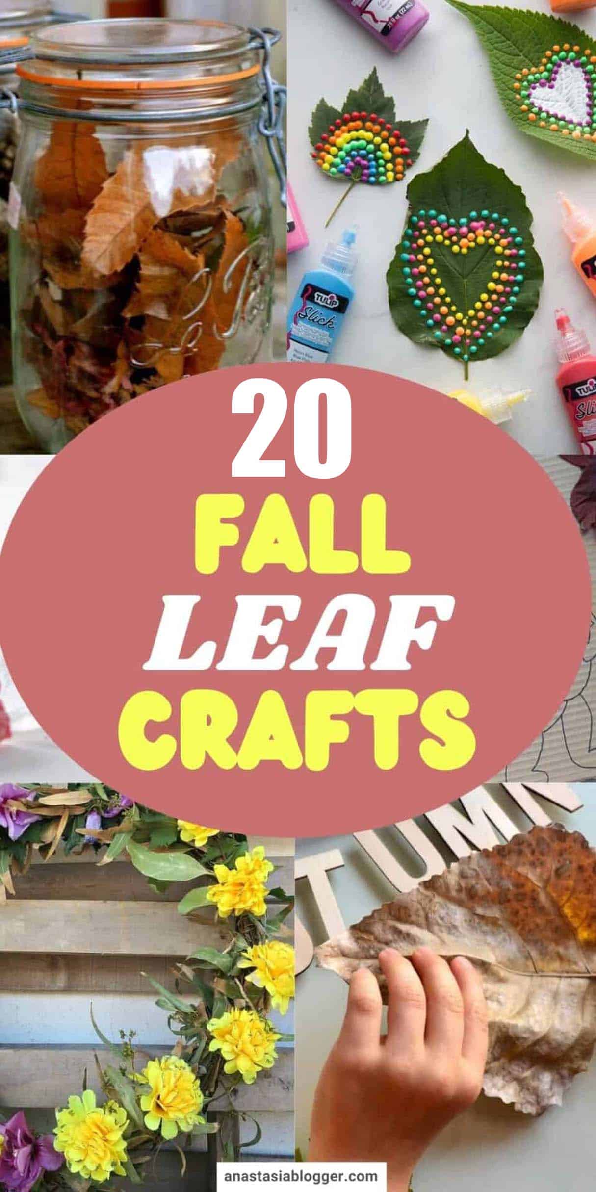 20 Easy Fall Leaf Crafts