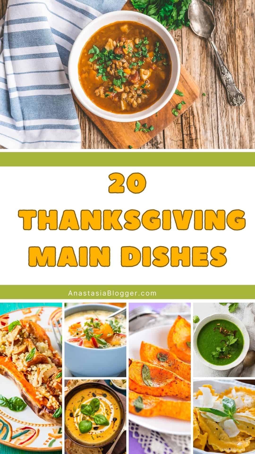 VEGETARIAN AND VEGAN THANKSGIVING MAIN DISHES