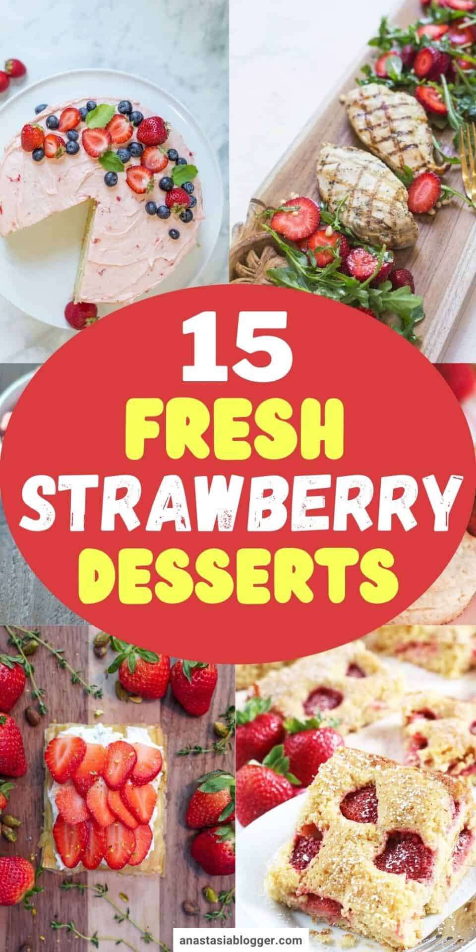 15 Fresh Strawberry Desserts | Healthy Dessert Recipes