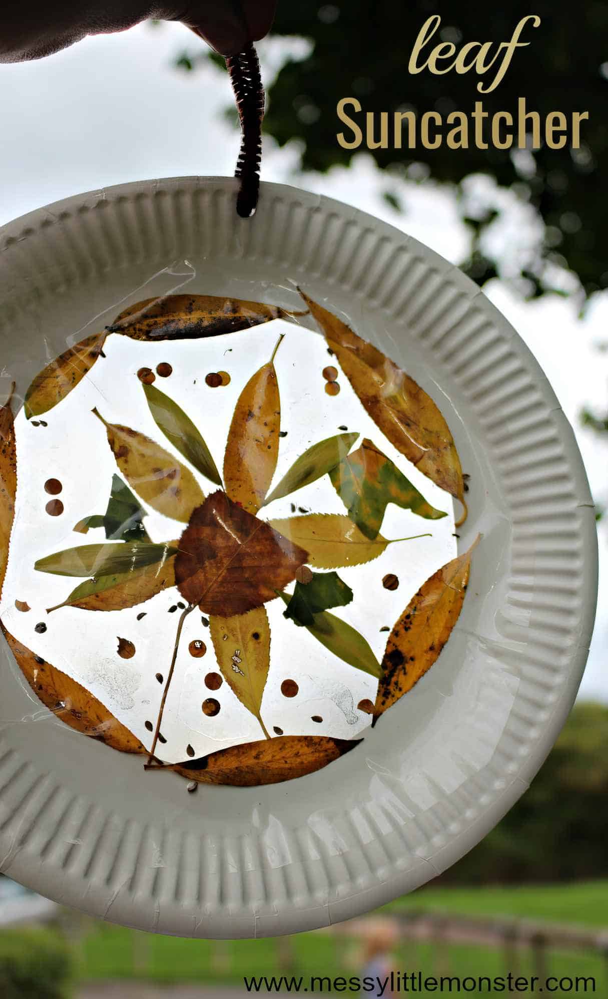 Leaf Suncatcher Craft - Easy Autumn Crafts for Kids