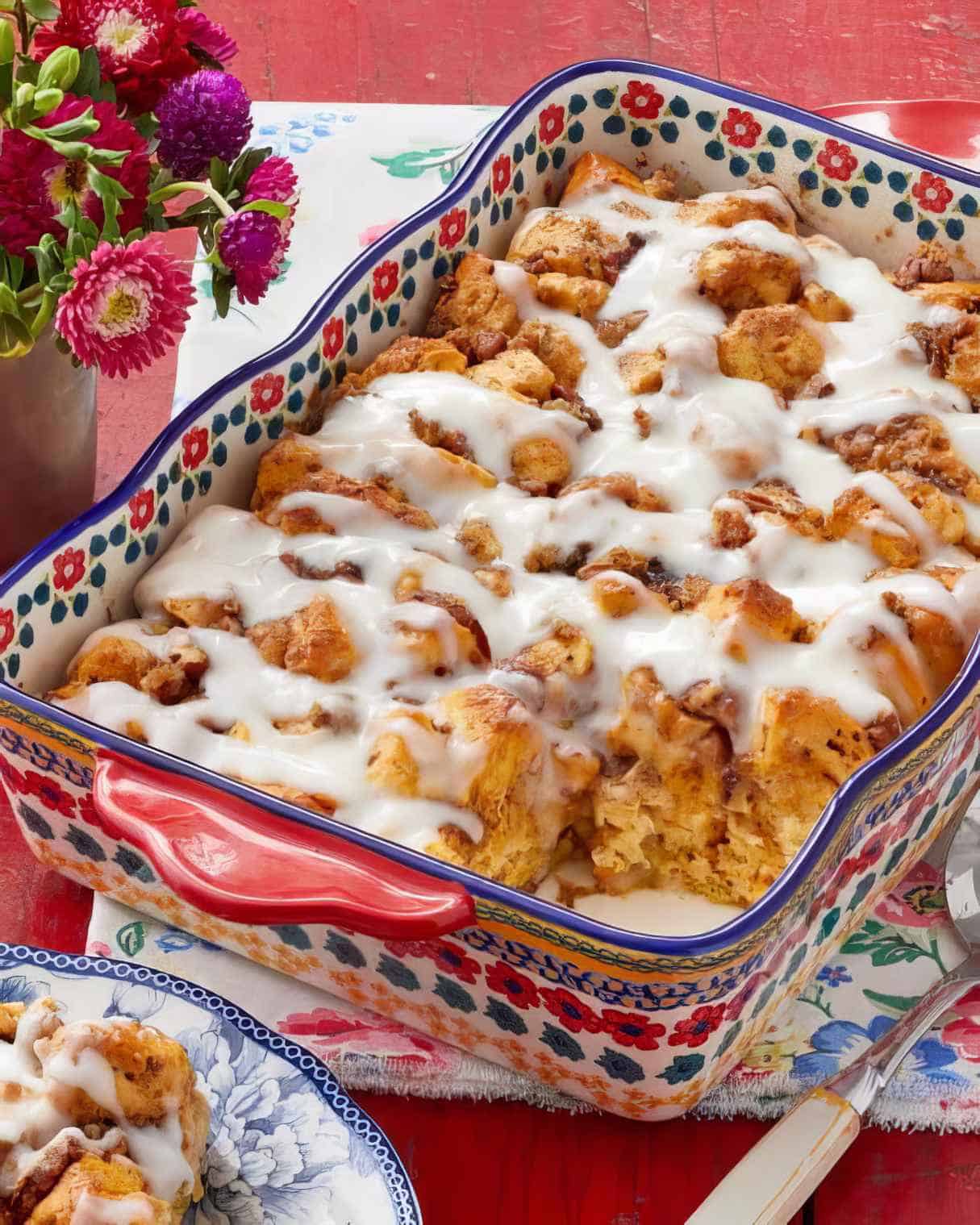 Cinnamon Roll Casserole for Breakfast