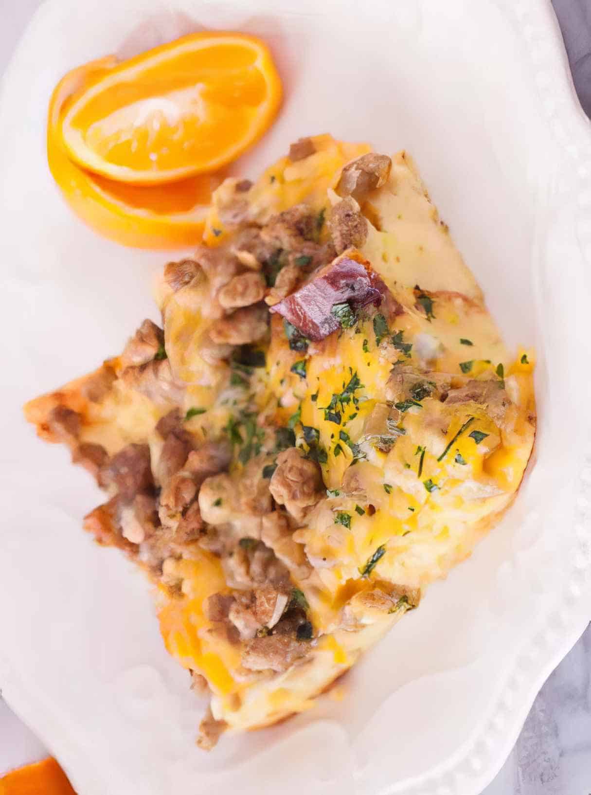 Easy Egg Breakfast Casserole - Hearty Valentine's Day Idea