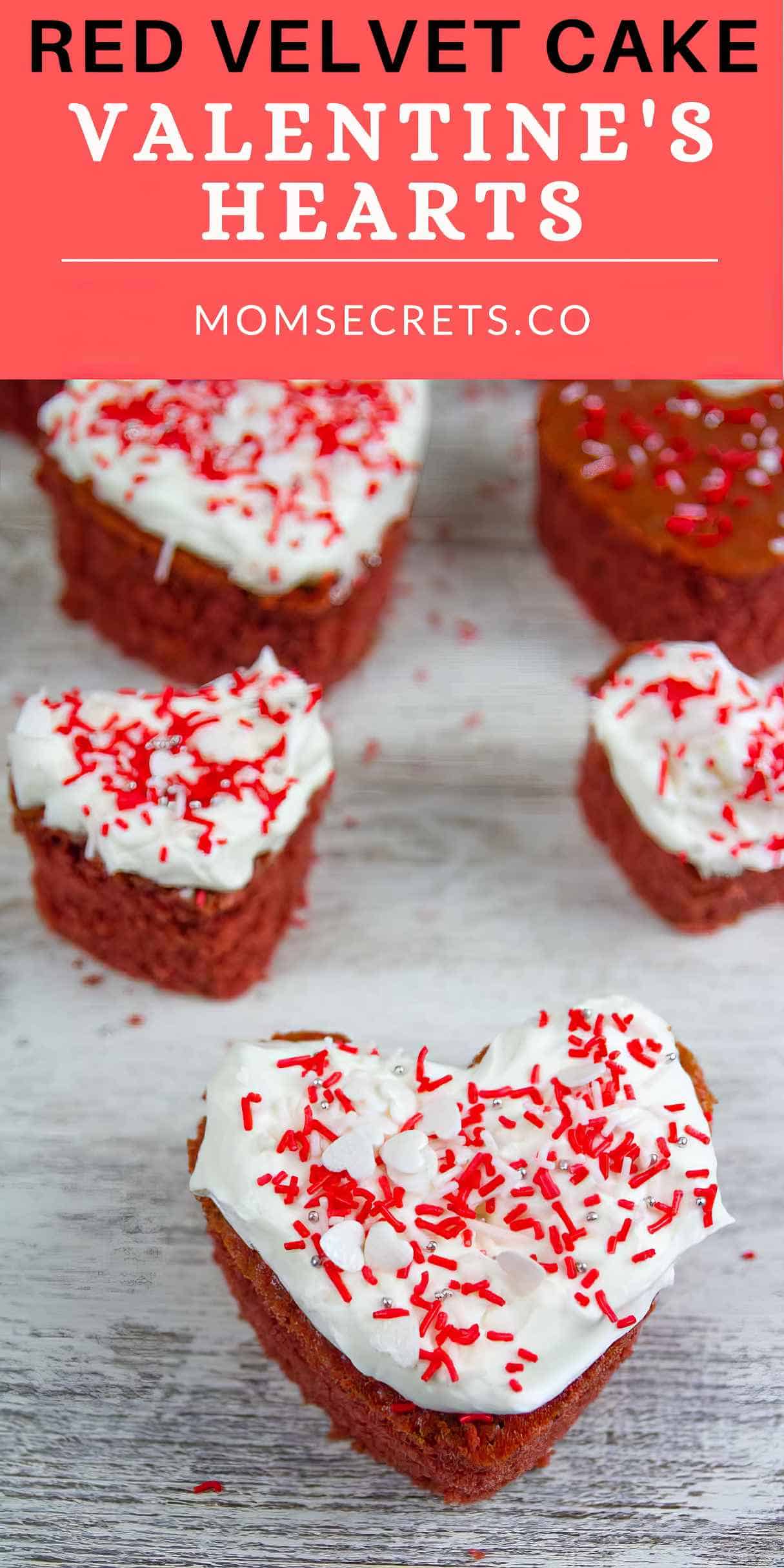 Red Velvet Cake Valentine’s Hearts