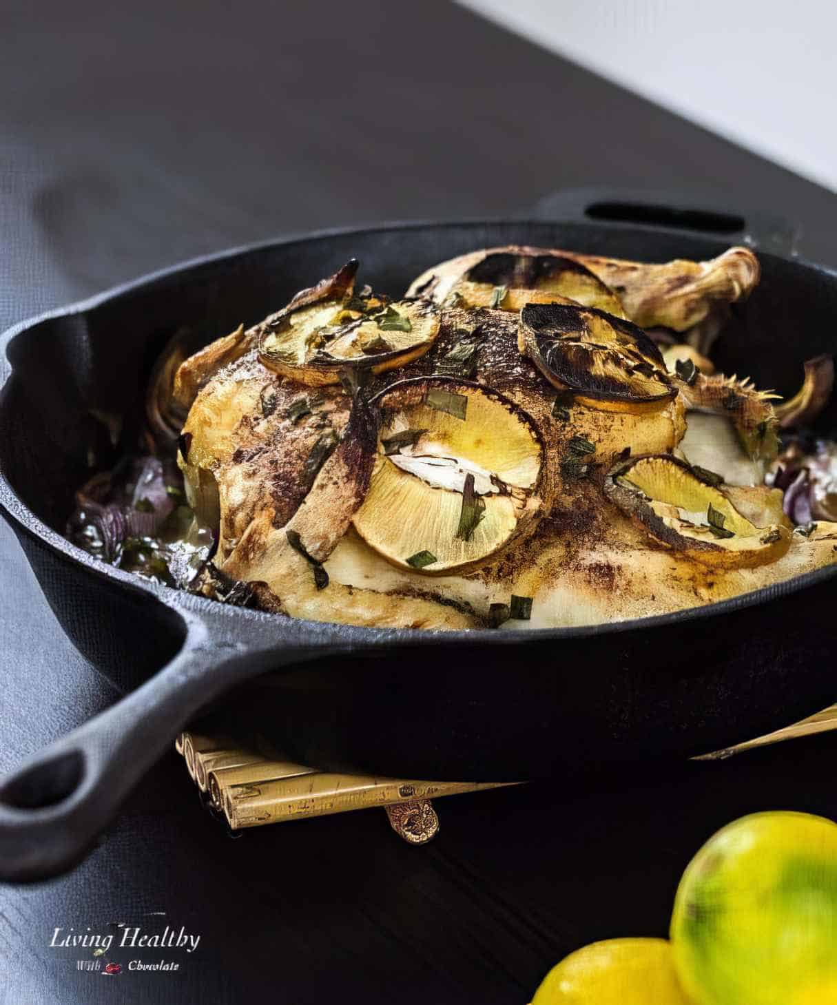 Roasted Cinnamon Lemon Chicken