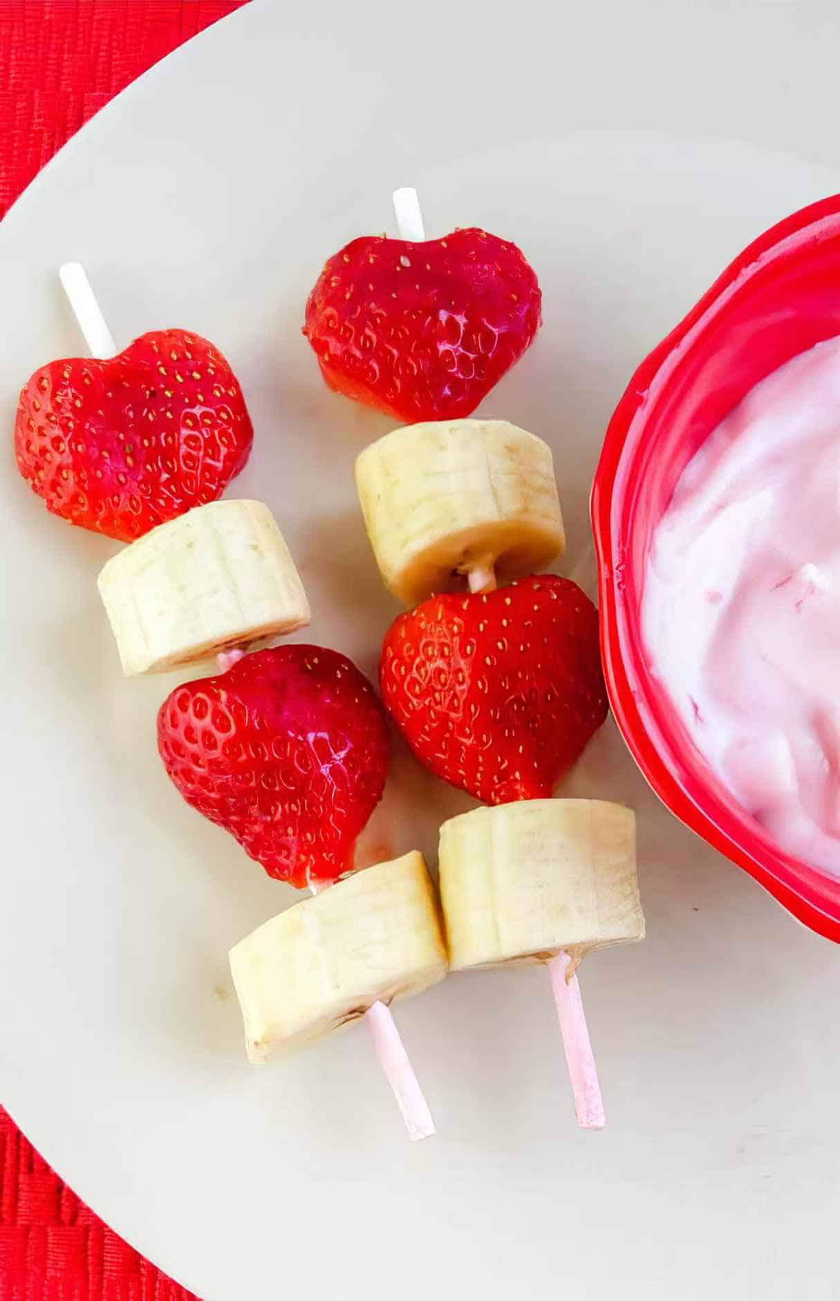 Valentine’s Day Fruit Kabobs