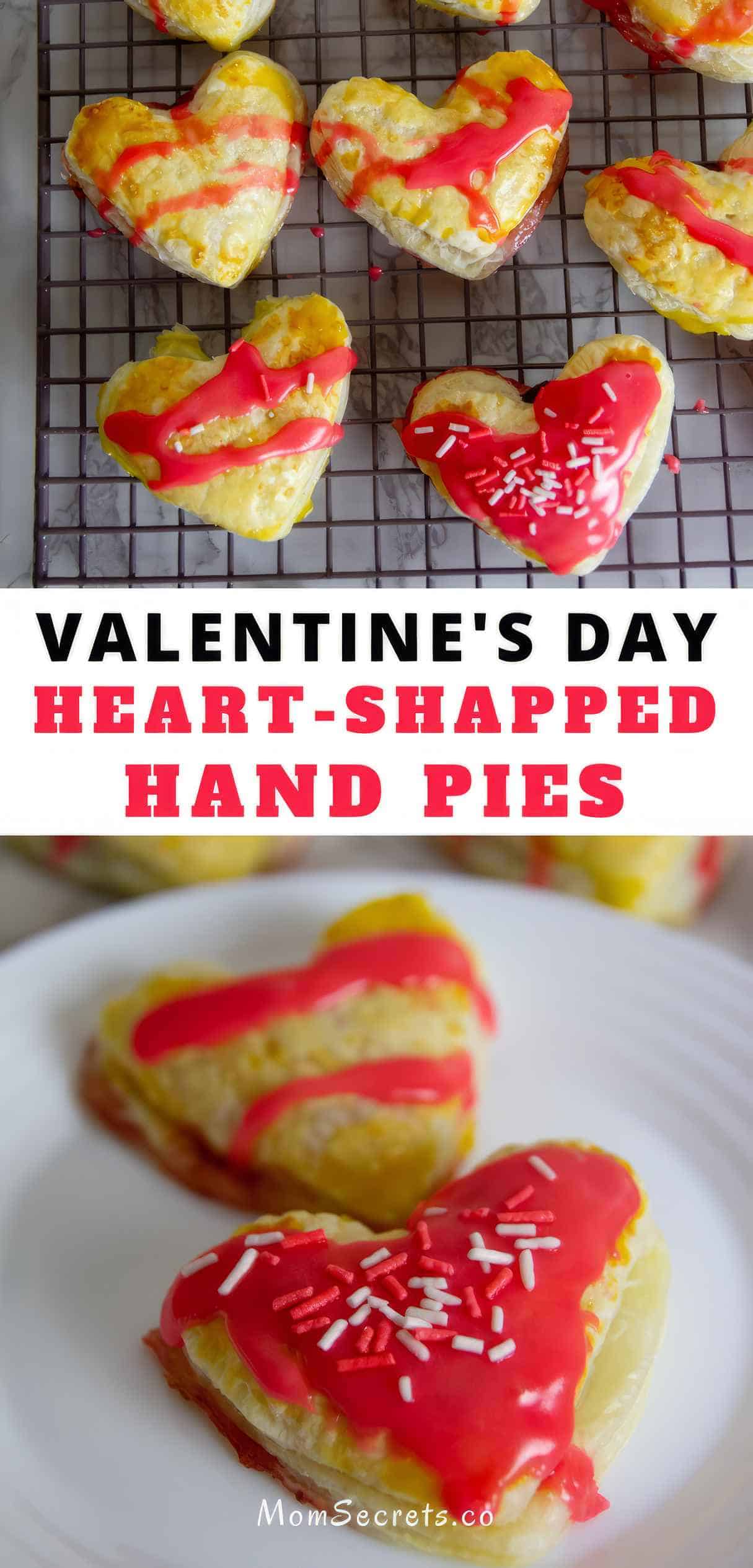 Valentine’s Day Heart-Shaped Strawberry Nutella Hand Pies