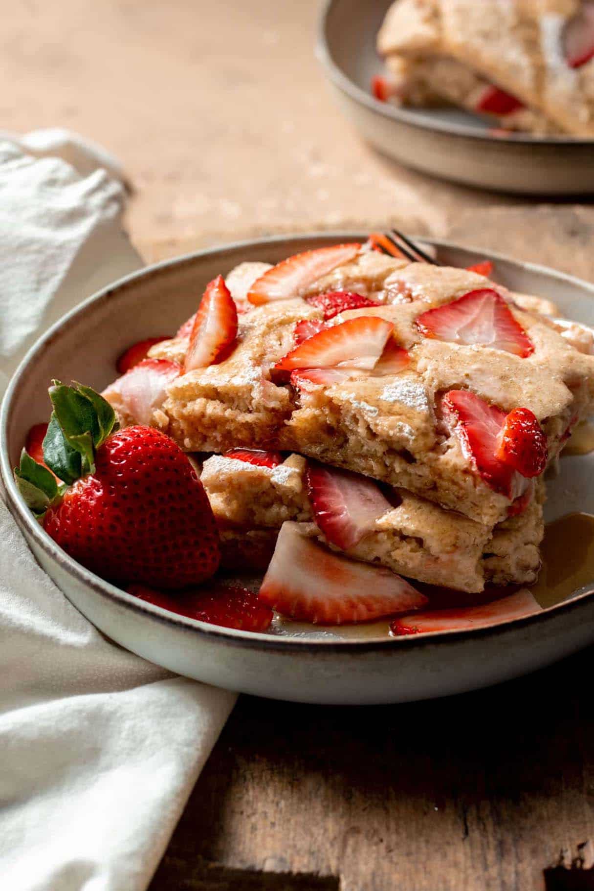 Vegan Sheet Pan Pancakes from Mix