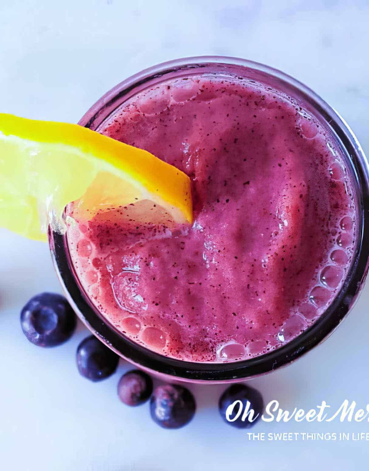 Blueberry Lemon Smoothie (With a Secret)