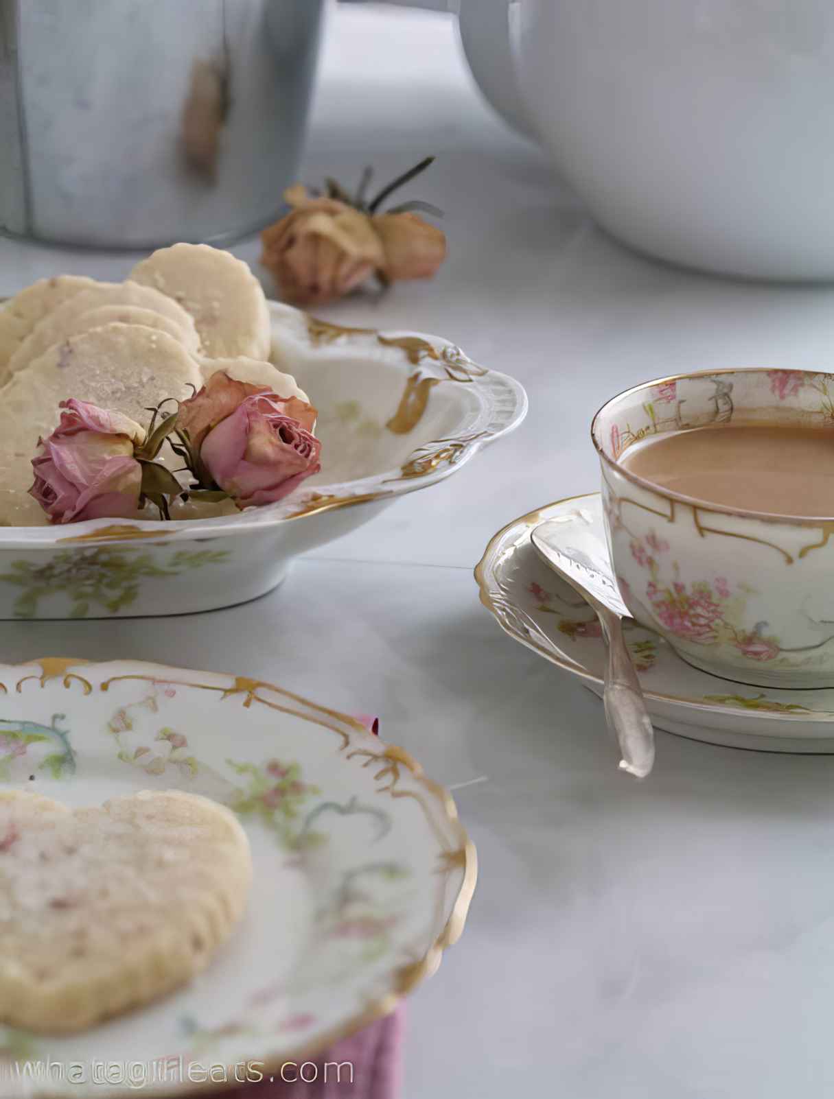Rose Scented Shortbread