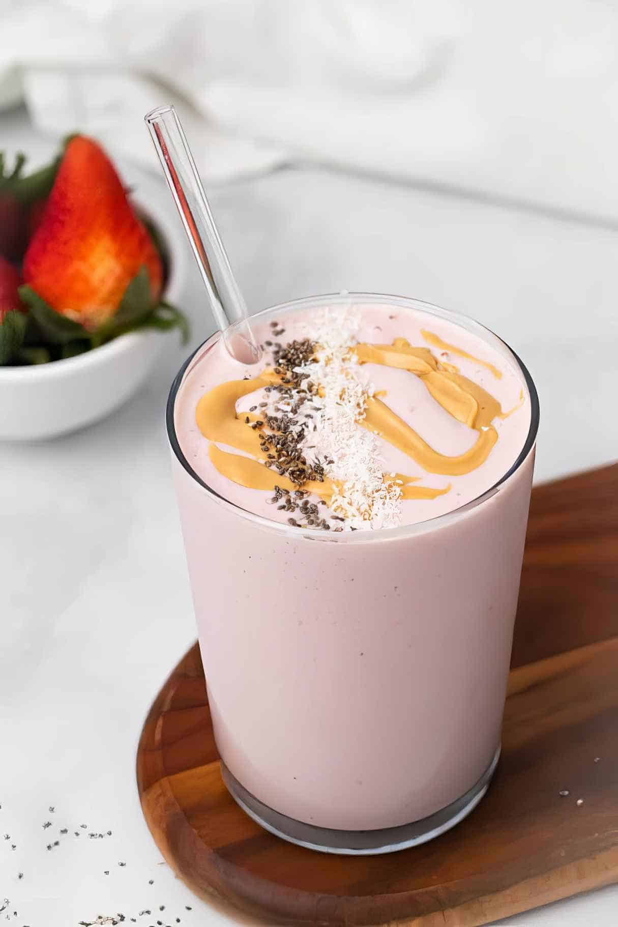 Strawberry Tofu Smoothie