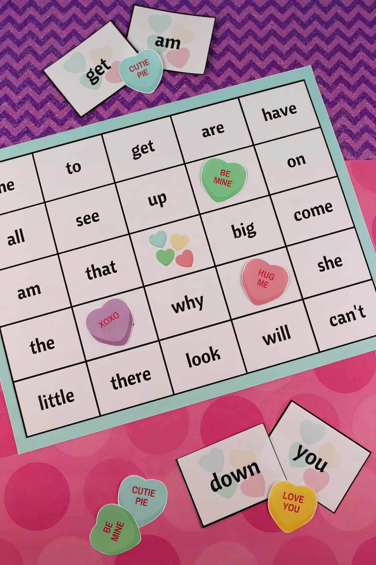 Valentine's Day Word Bingo (Printable)