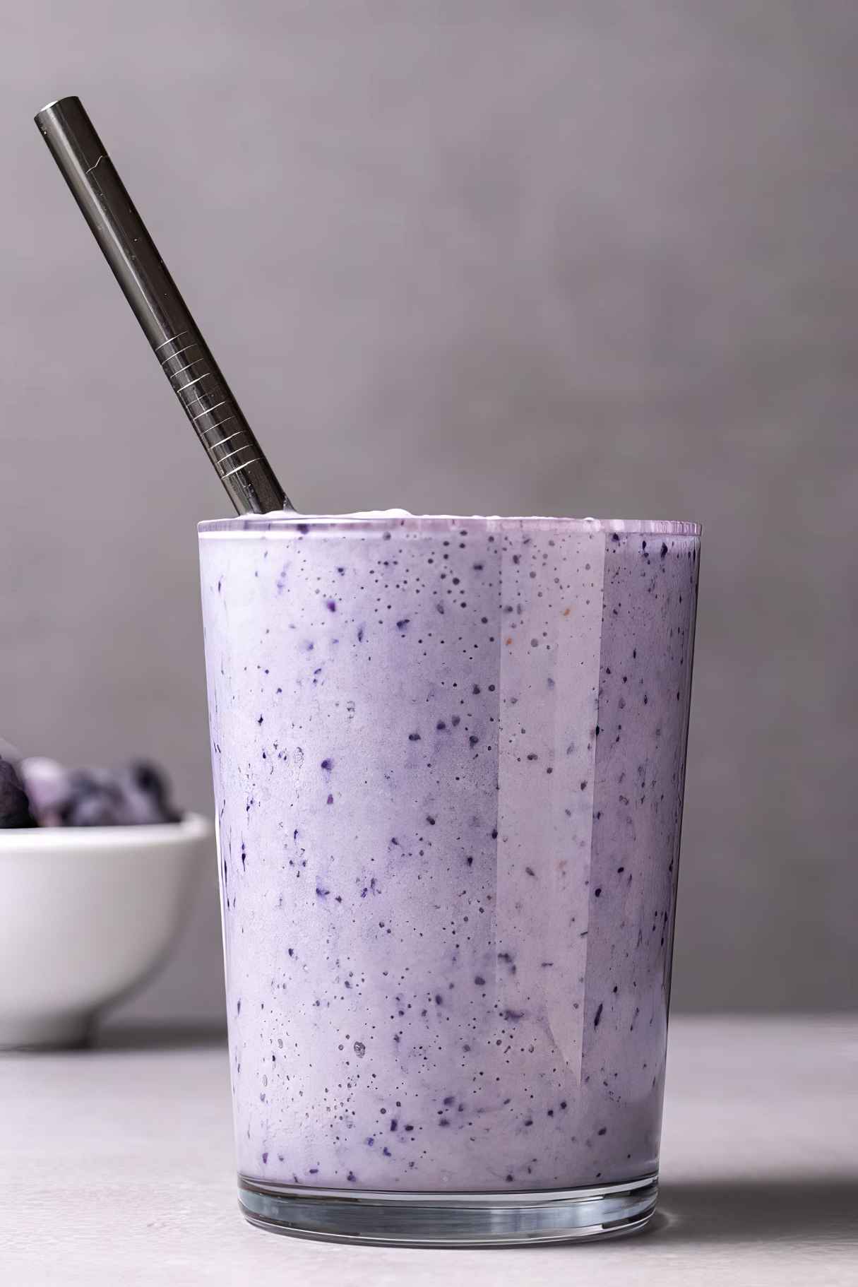 Vegan Blueberry Smoothie (Low-Carb, High-Protein)