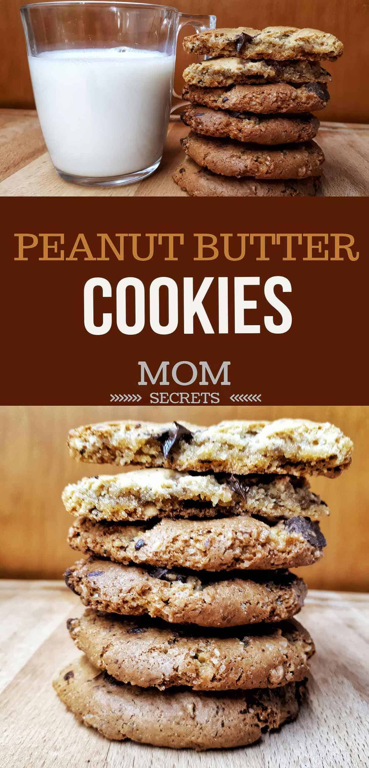 Best & Easy Peanut Butter Cookies with Chocolate Chips Recipe