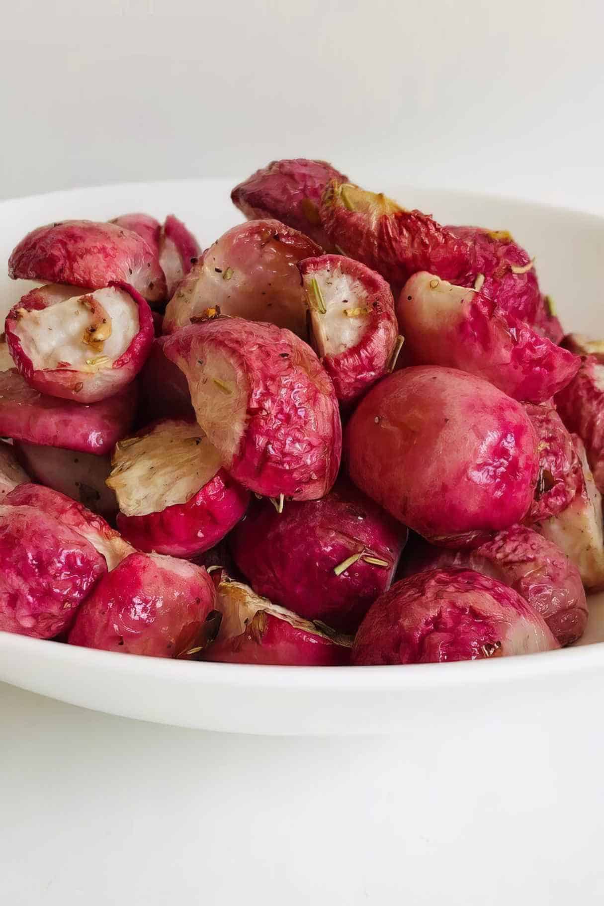 Garlic Roasted Radishes