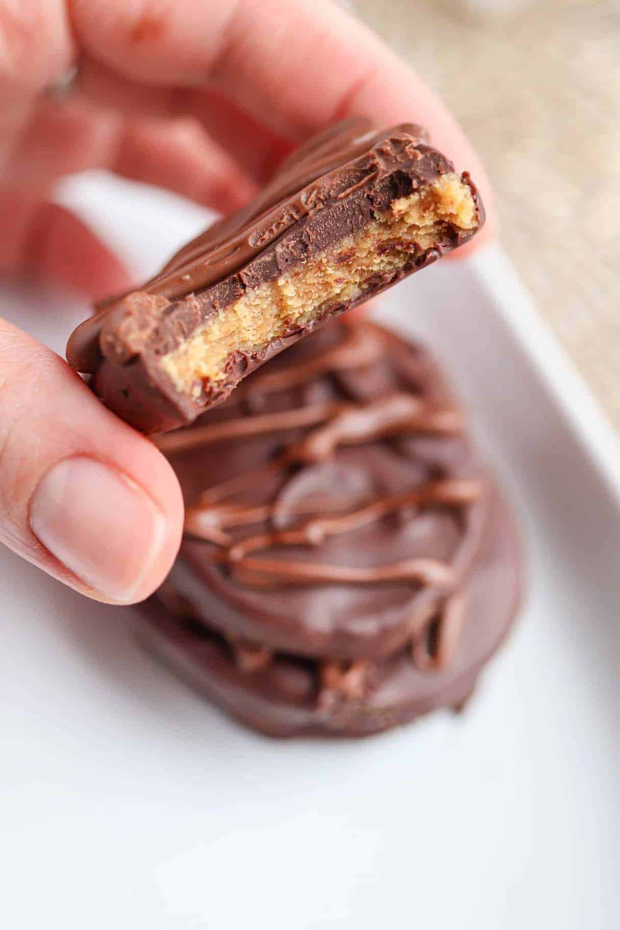 Healthier Peanut Butter Eggs (Copycat Reese's)