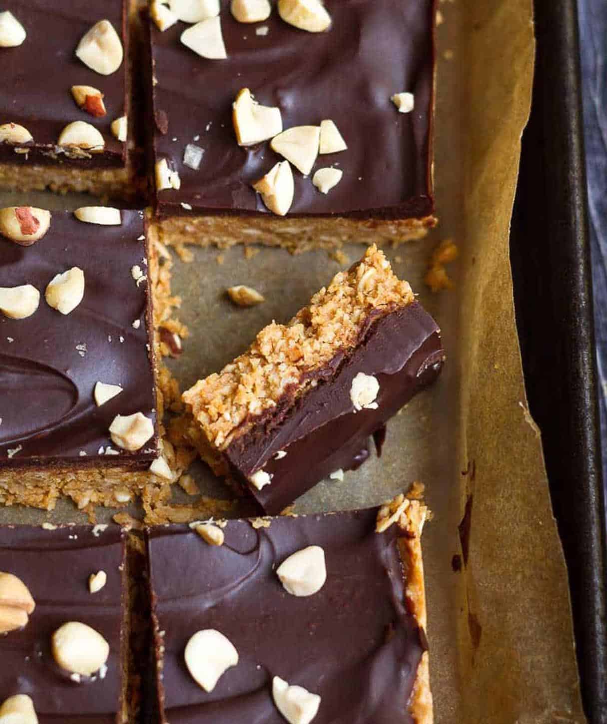 No-Bake Oatmeal Peanut Butter Bars