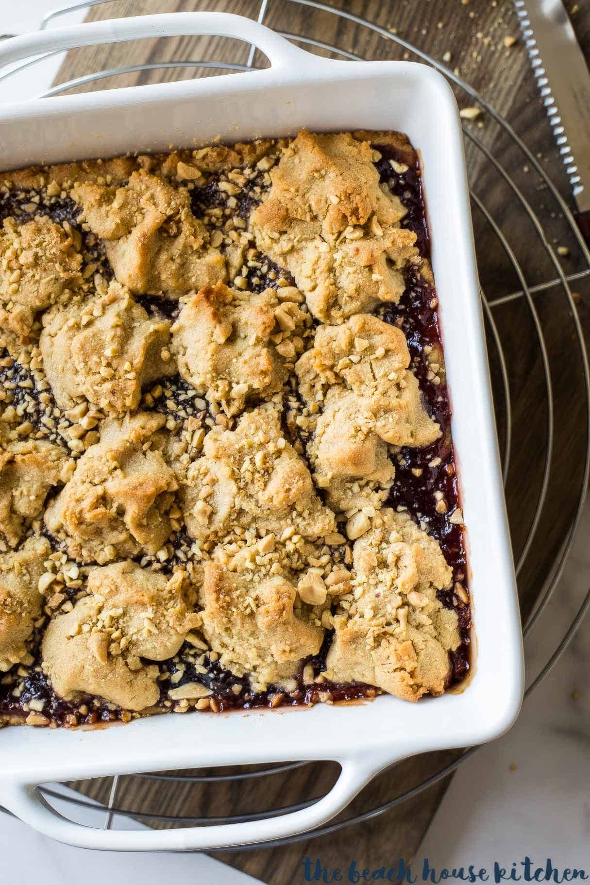 Peanut Butter and Jelly Bars