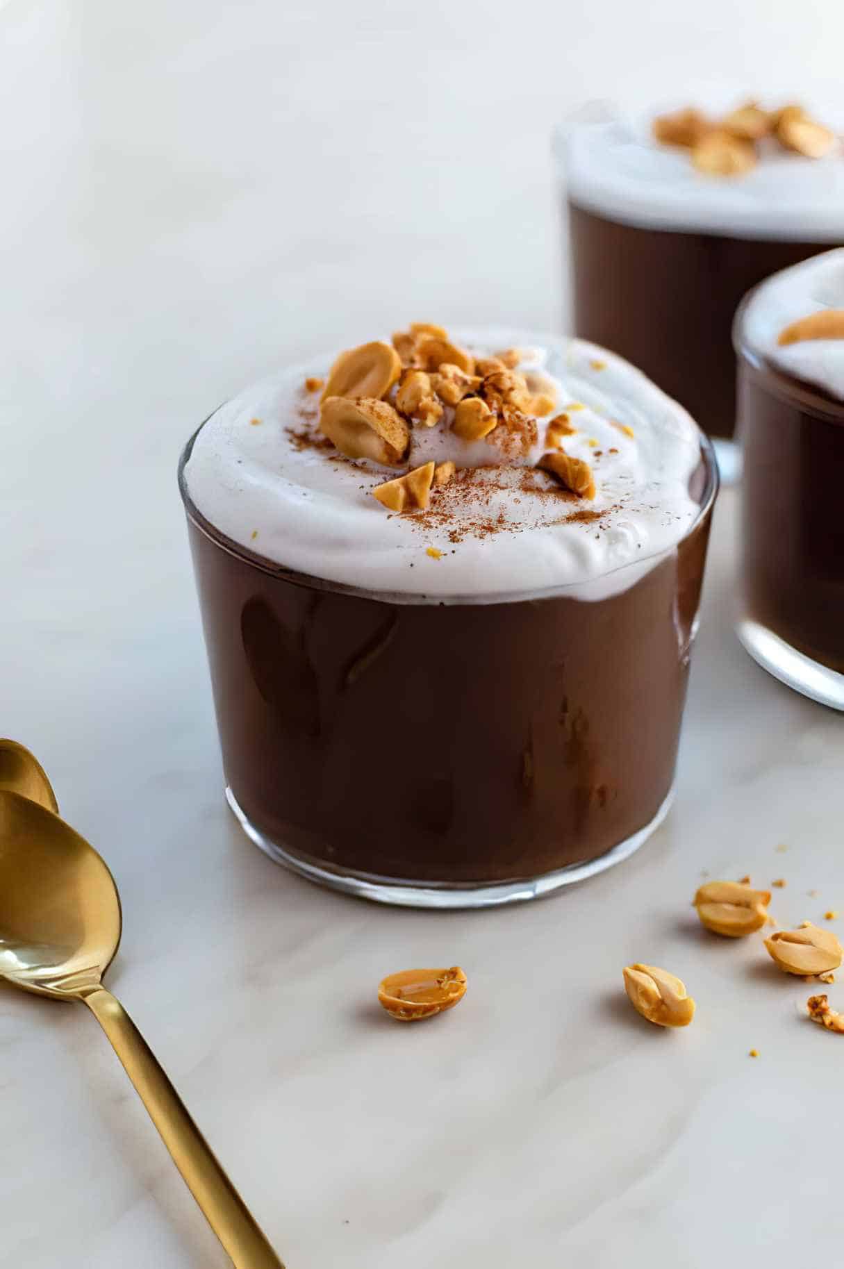 Vegan Chocolate Peanut Butter Pudding