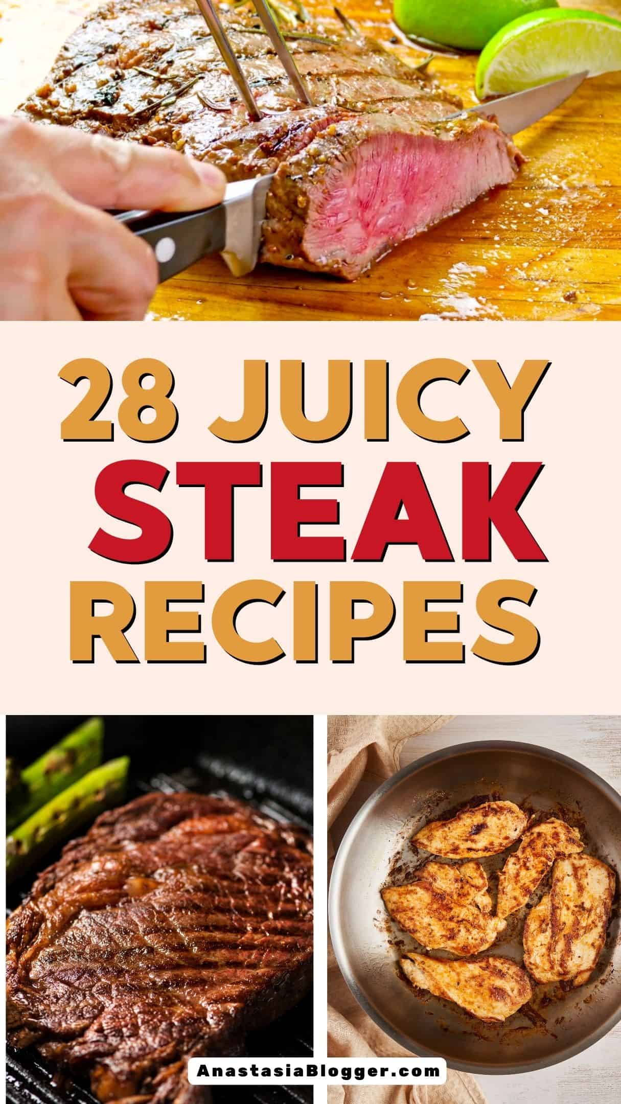 STEAK RECIPES FOR DINNER