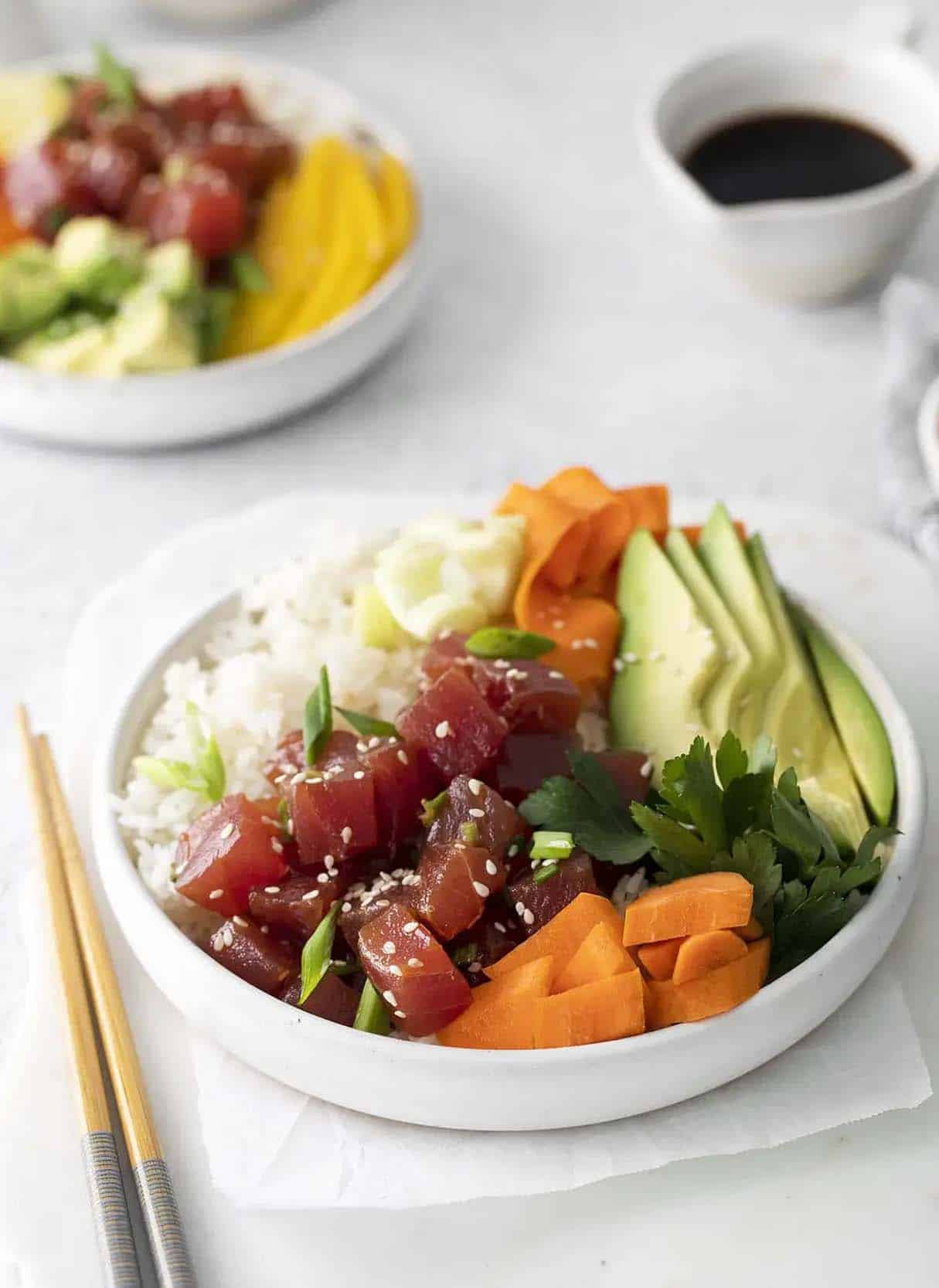 Ahi Tuna Poke Bowl