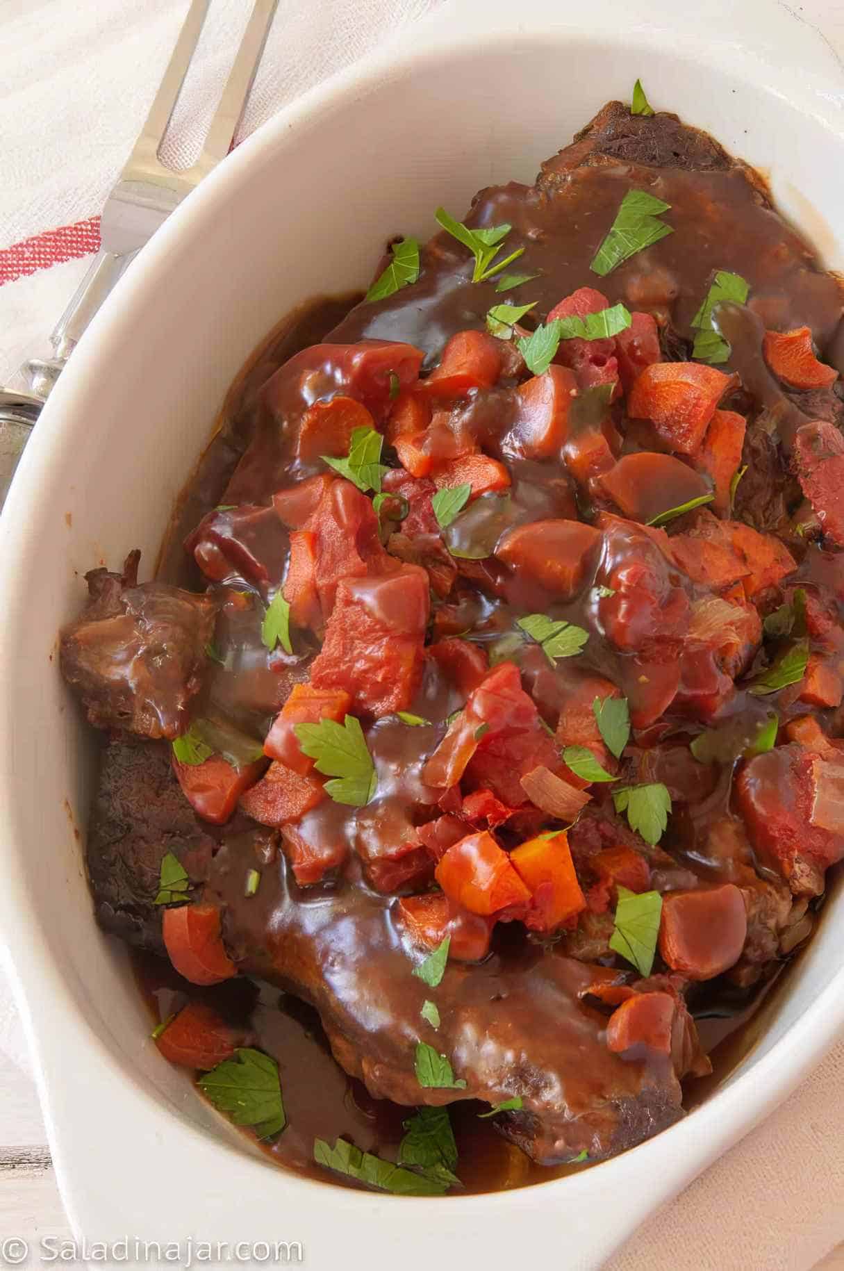 Deviled Swiss Chuck Steak