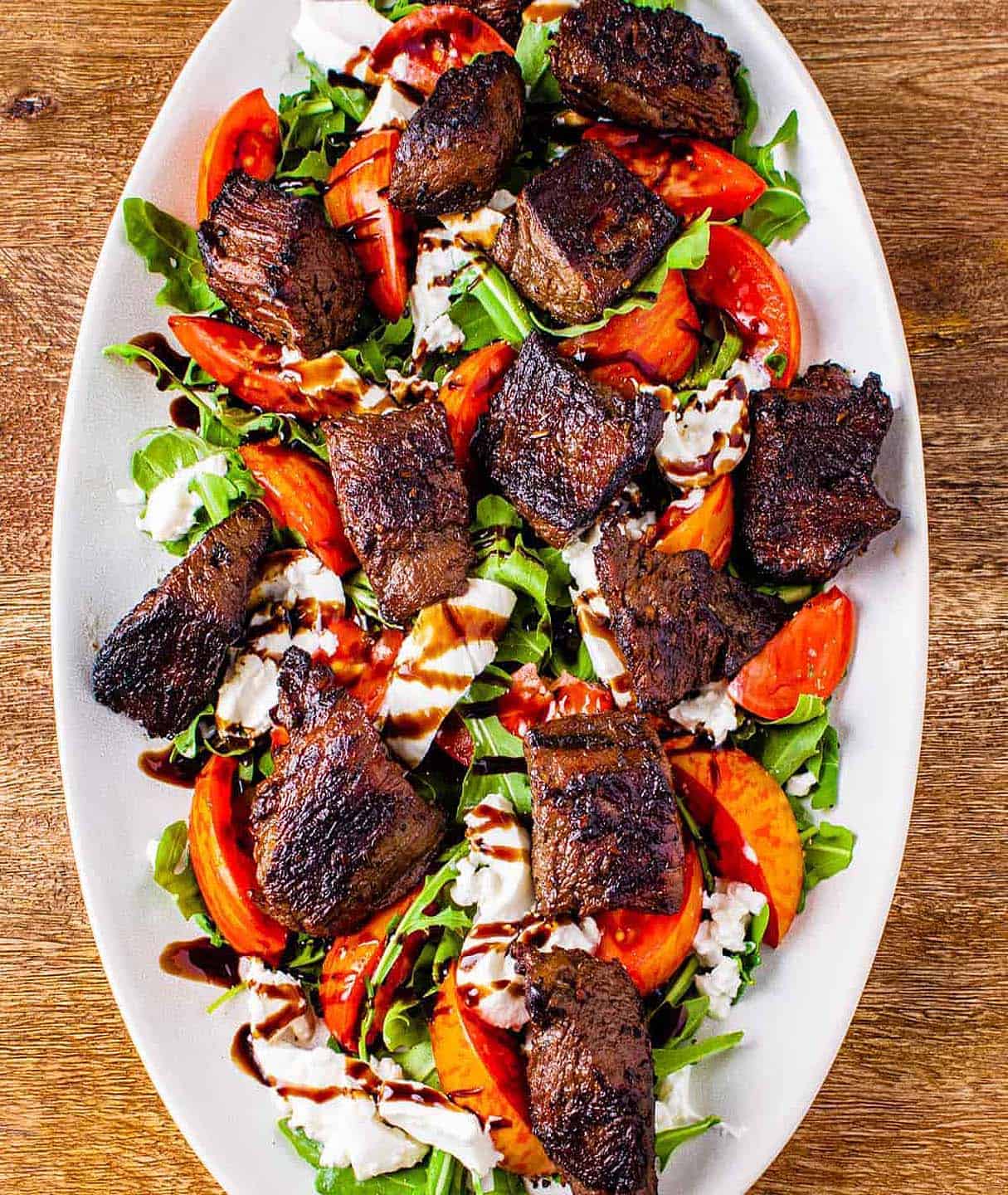 Grilled Balsamic Steak Salad