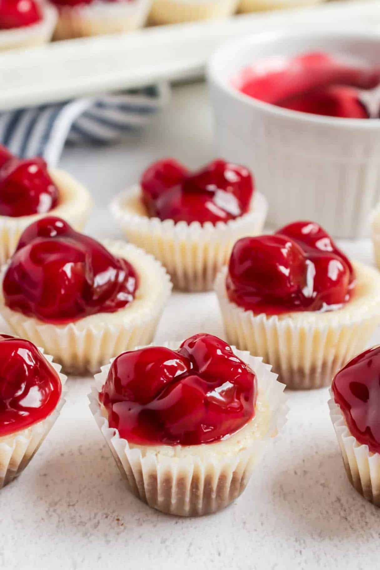 Mini Cherry Cheesecake