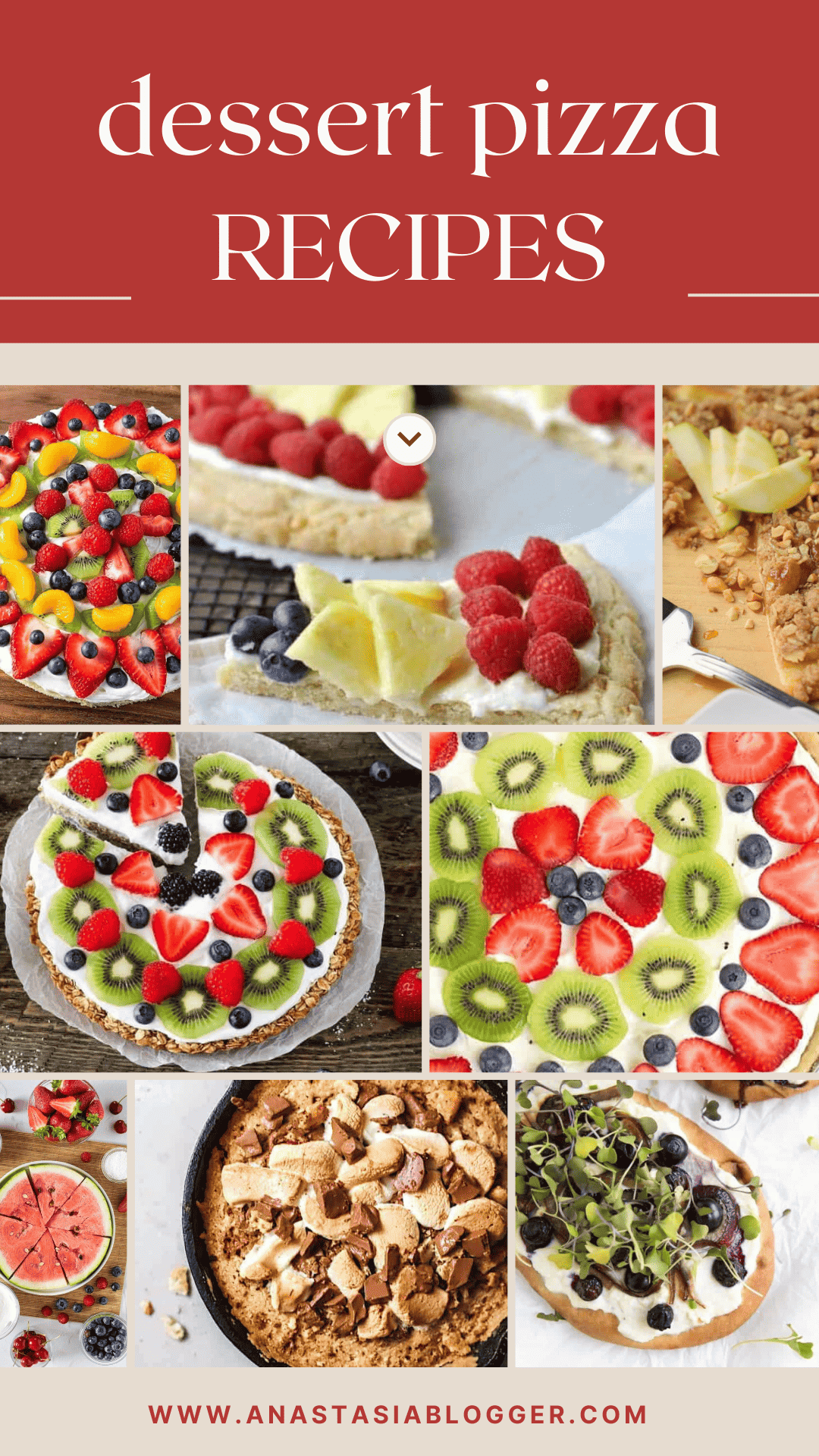 dessert pizza recipes