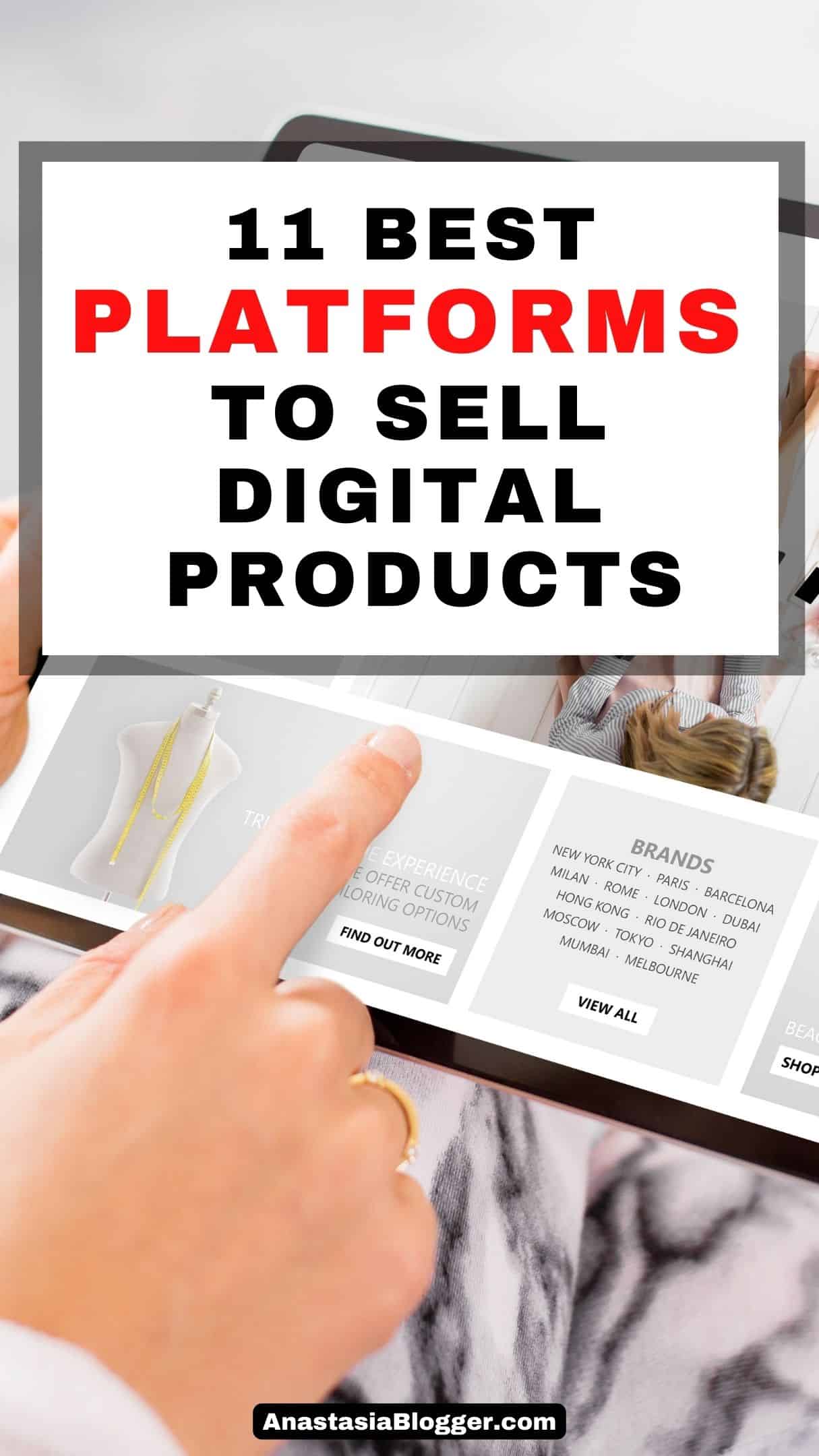 11 BEST PLATFORMS TO SELL DIGITAL PRODUCTS