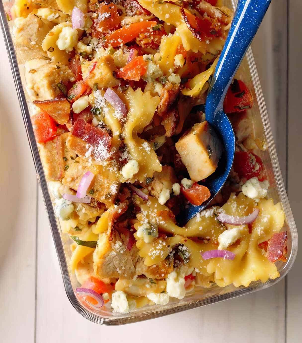 Balsamic Chicken Pasta Salad