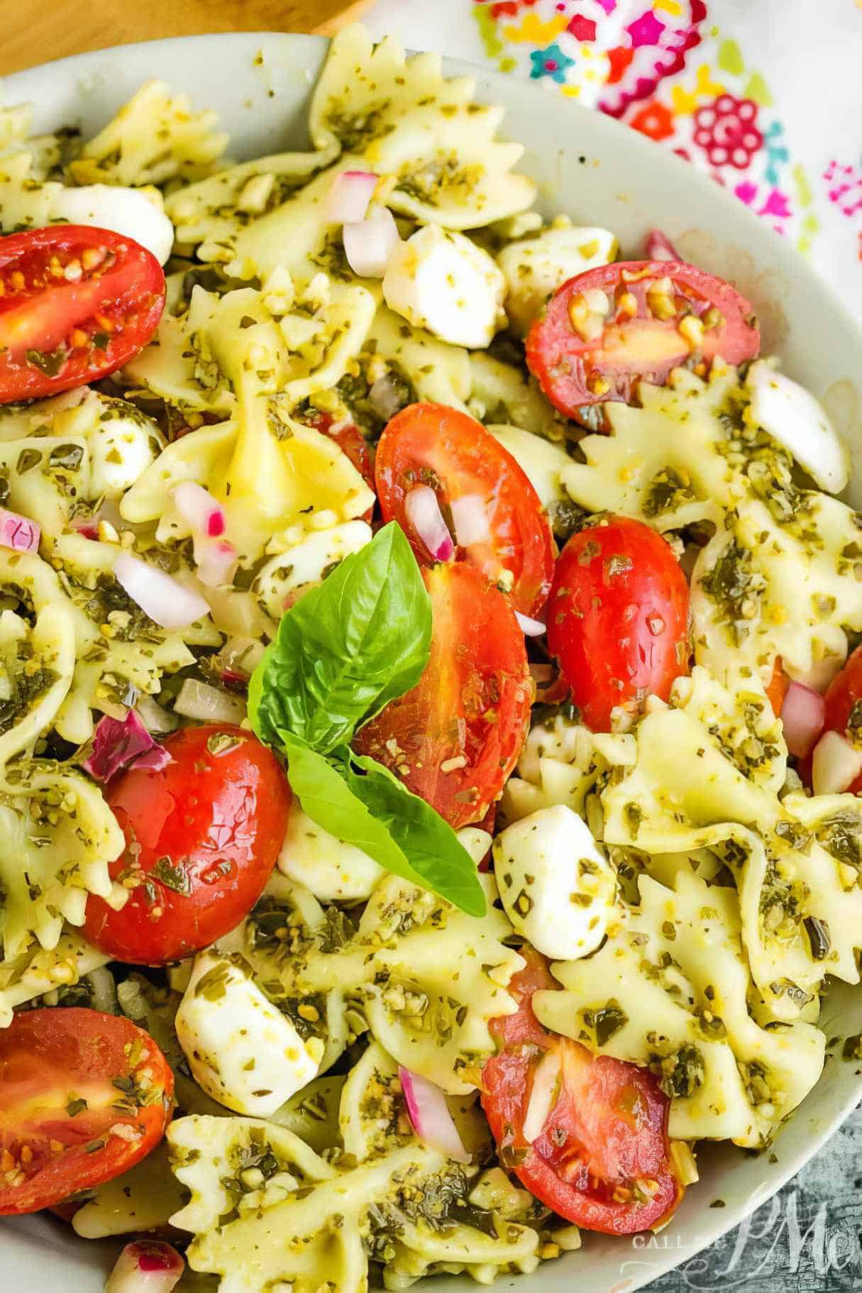 Bowtie Pesto Pasta Salad