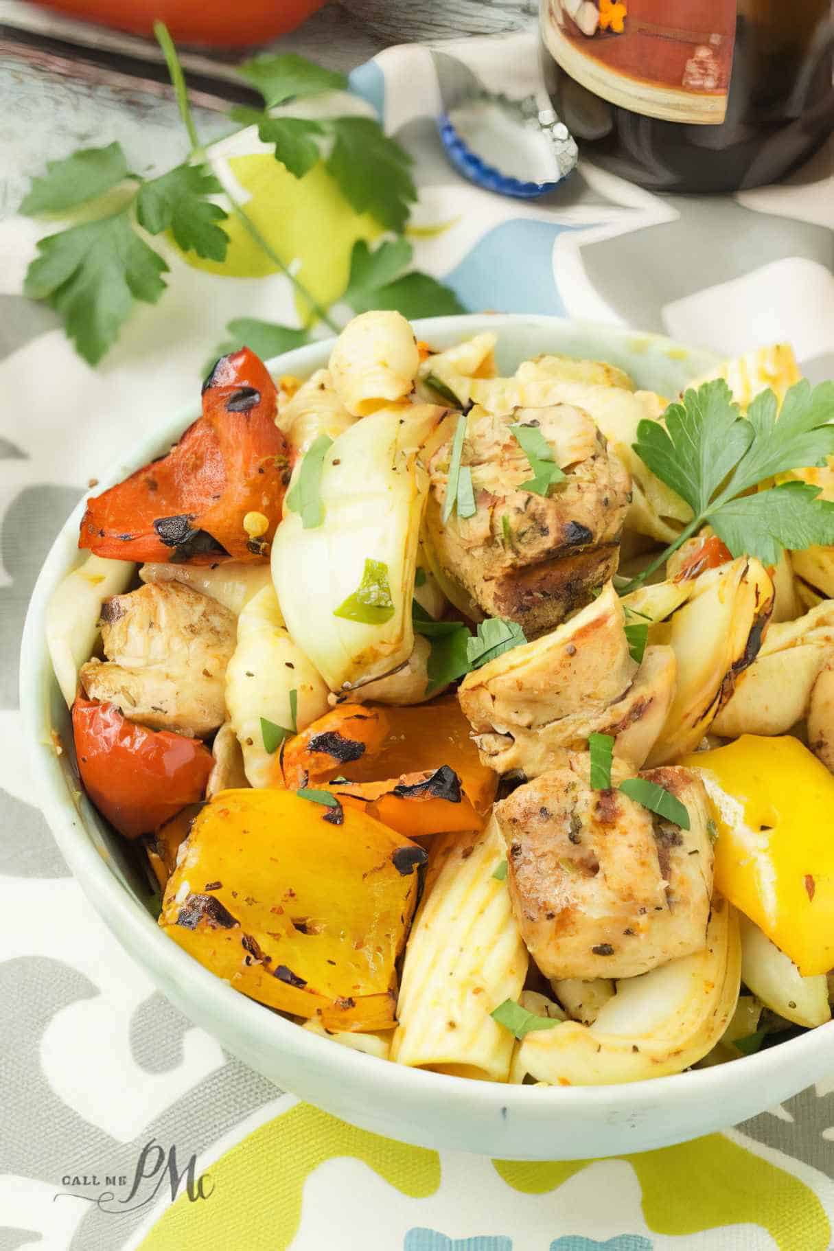 Chicken Fajita Pasta Salad