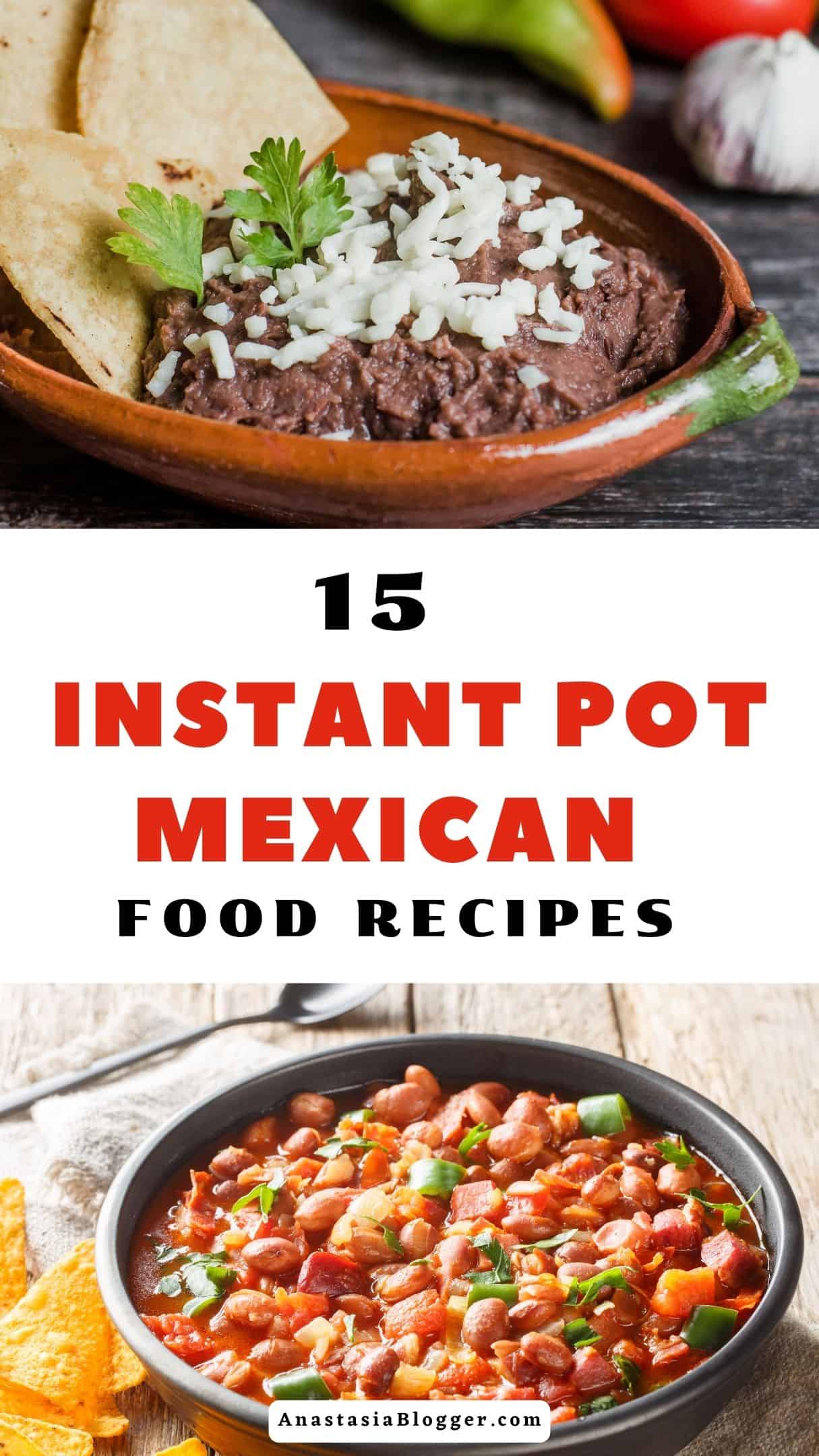 INSTANT POT MEXICAN FOOD RECIPES