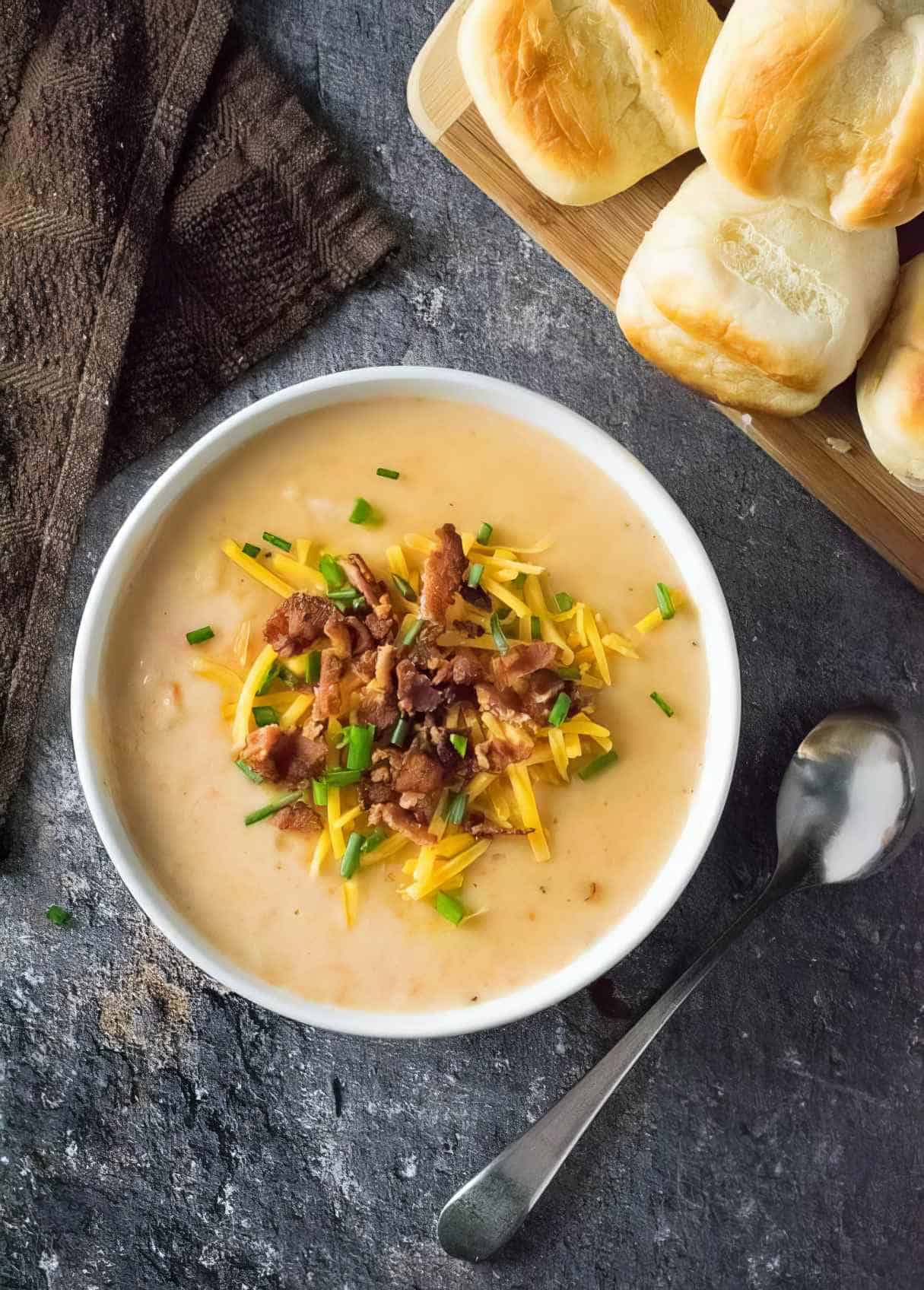 Use an Immersion Blender to Make Creamy Old Fashioned Potato Soup