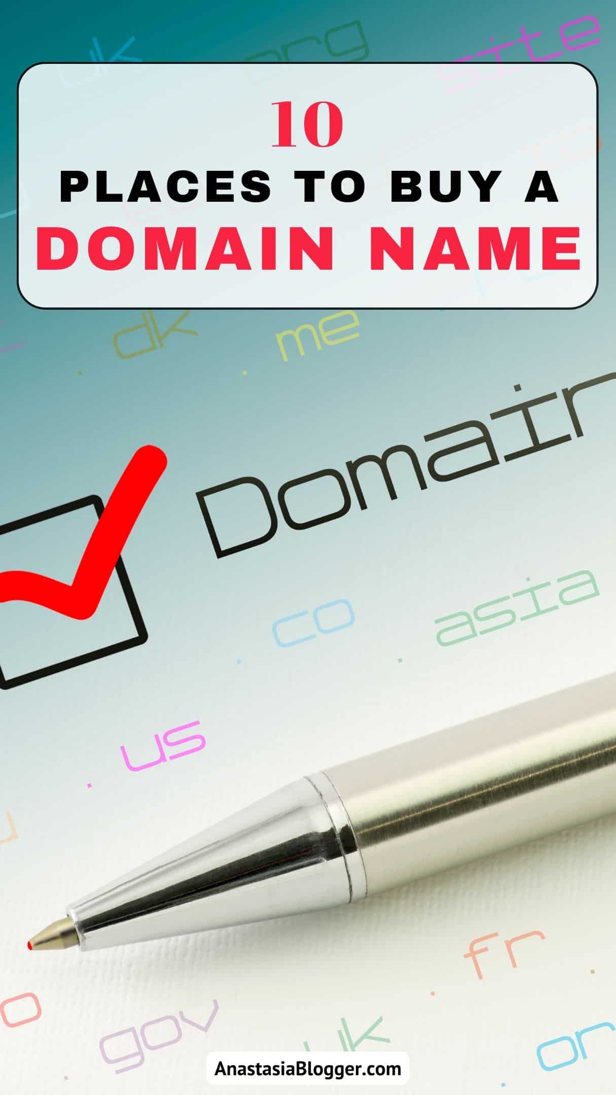 10 BEST PLACES TO BUY A DOMAIN NAME