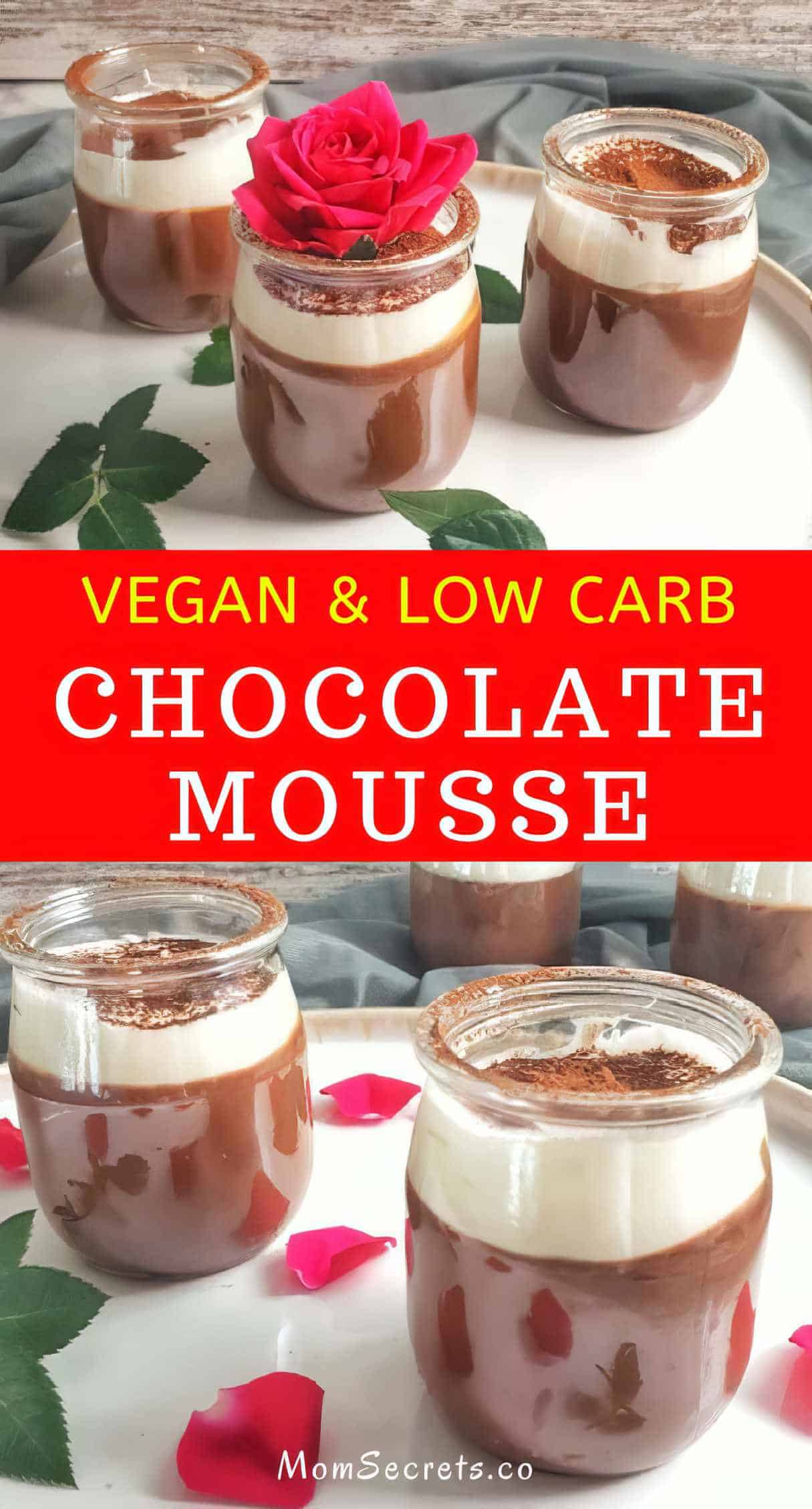 Vegan & Low Carb Chocolate Mousse