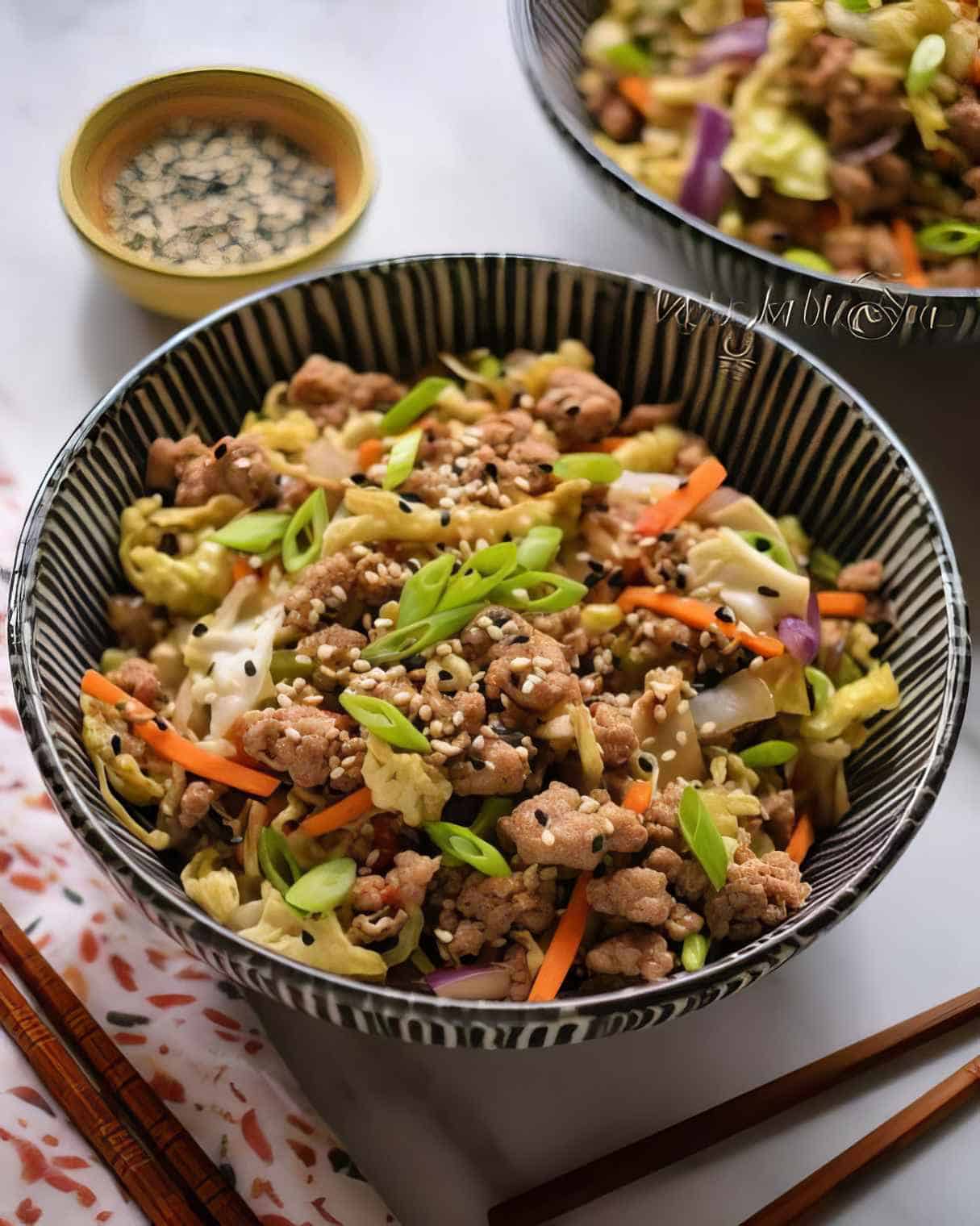 Weight Watchers Egg Roll in a Bowl