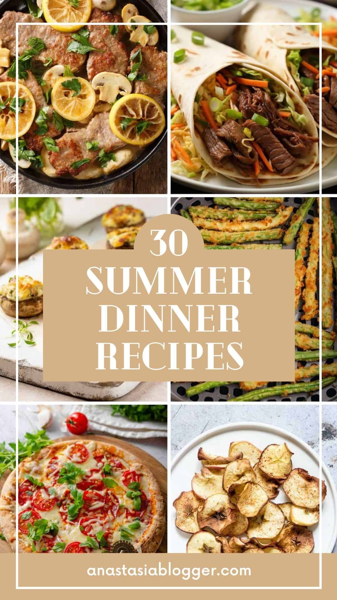 dinner recipes for summer