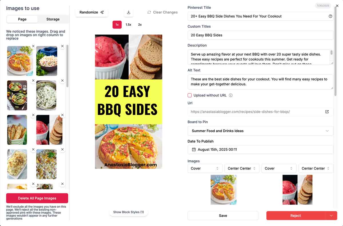 Blogtopin - Pinterest scheduling with AI