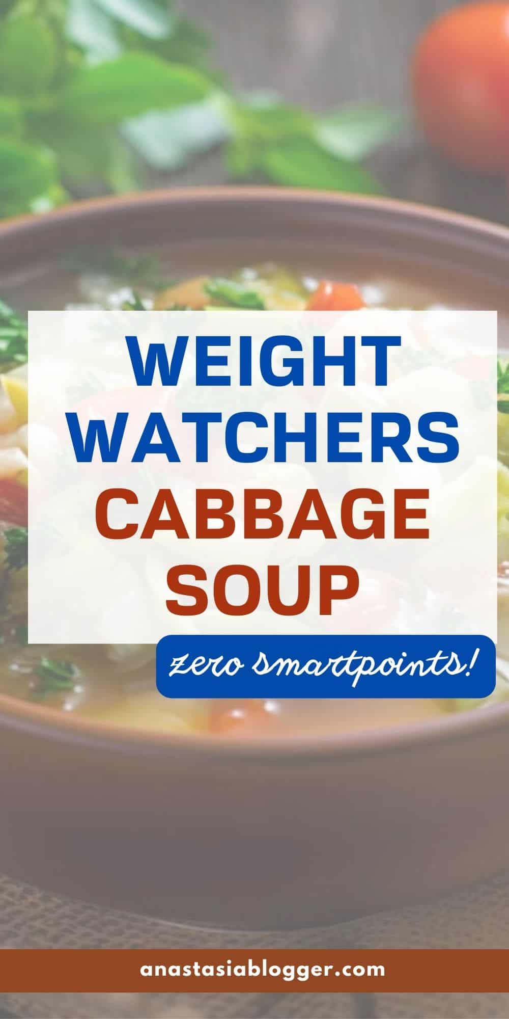 zero smartpoints weight watchers cabbage soup