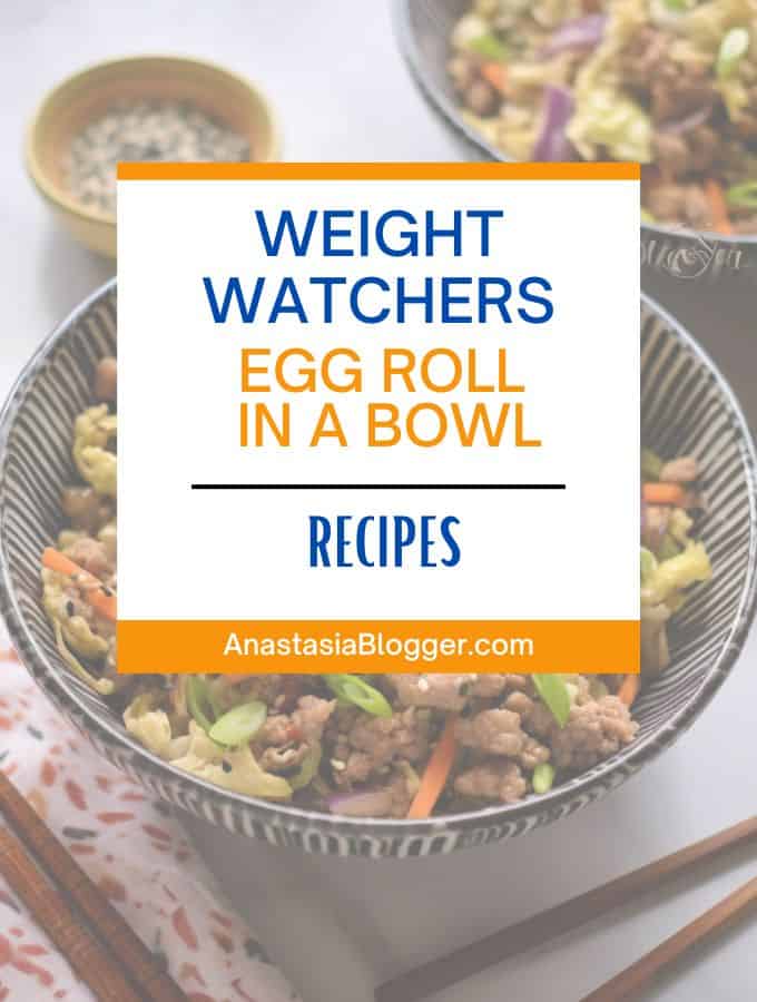 ww egg roll in a bowl recipe
