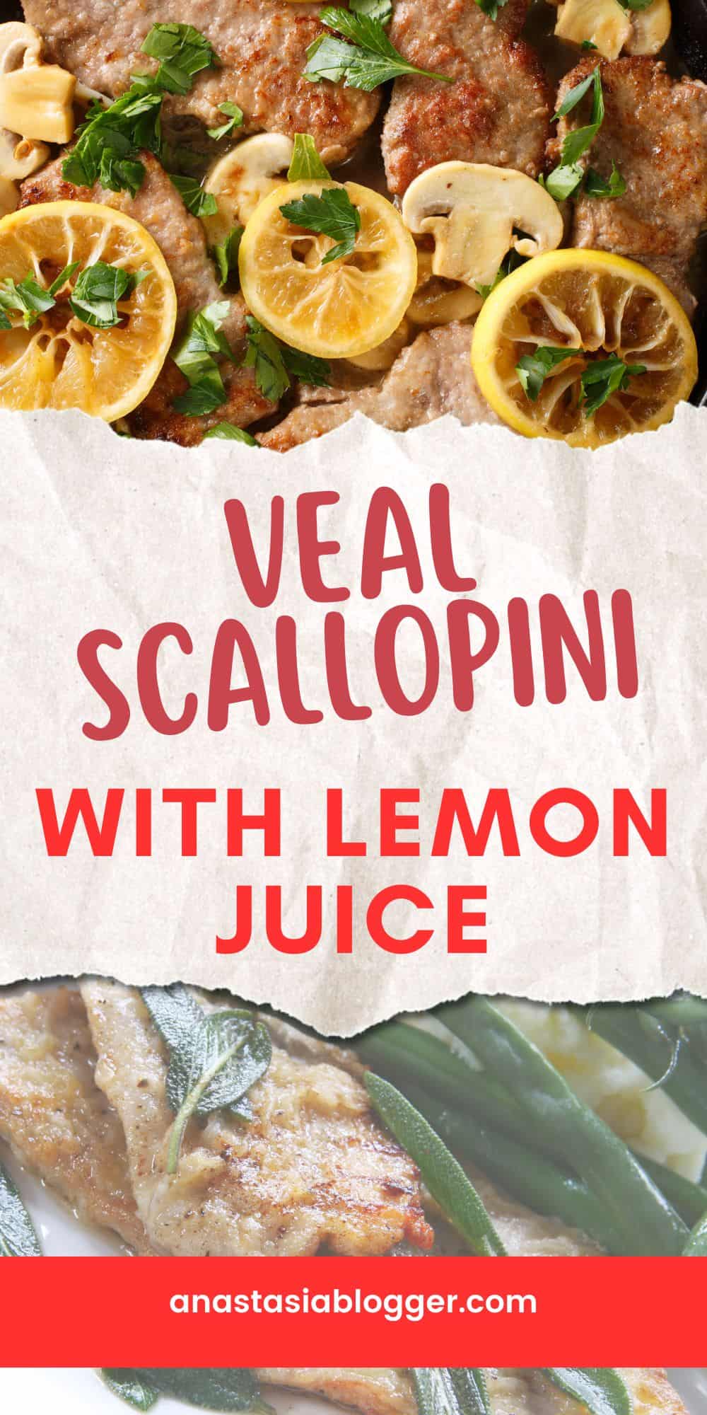 veal scallopini recipe with lemon juice piccata sauce